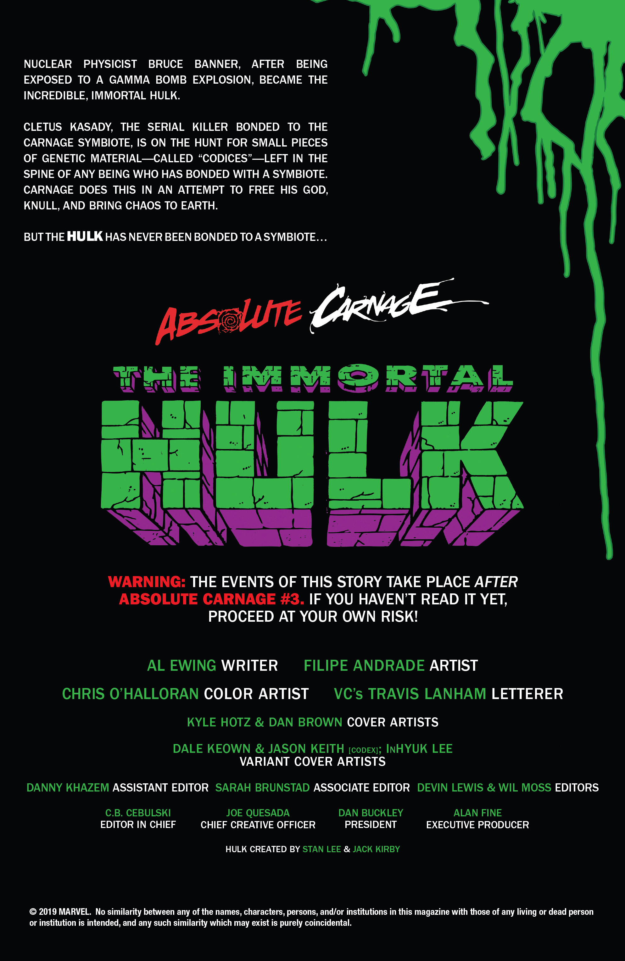 Read Absolute Carnage Immortal Hulk (2019) Manga Online