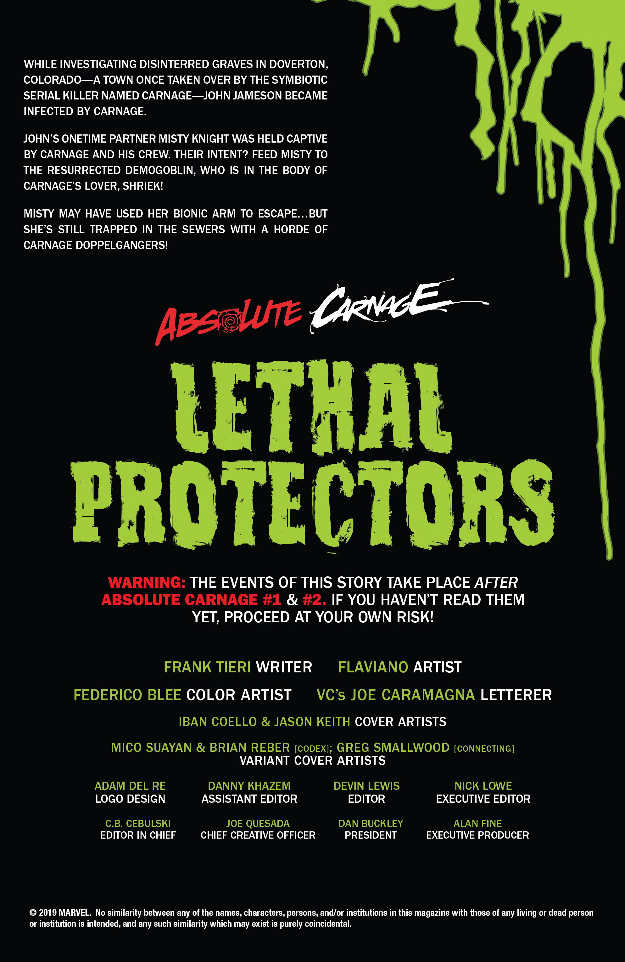 Read Absolute Carnage Lethal Protectors (2019) Manga Online