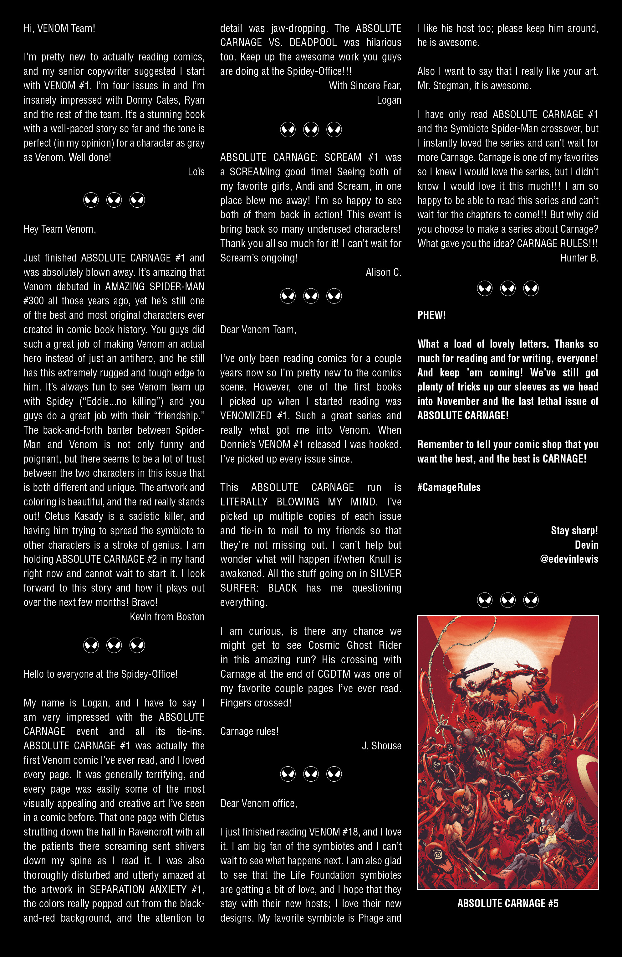 Read Absolute Carnage Lethal Protectors (2019) Manga Online