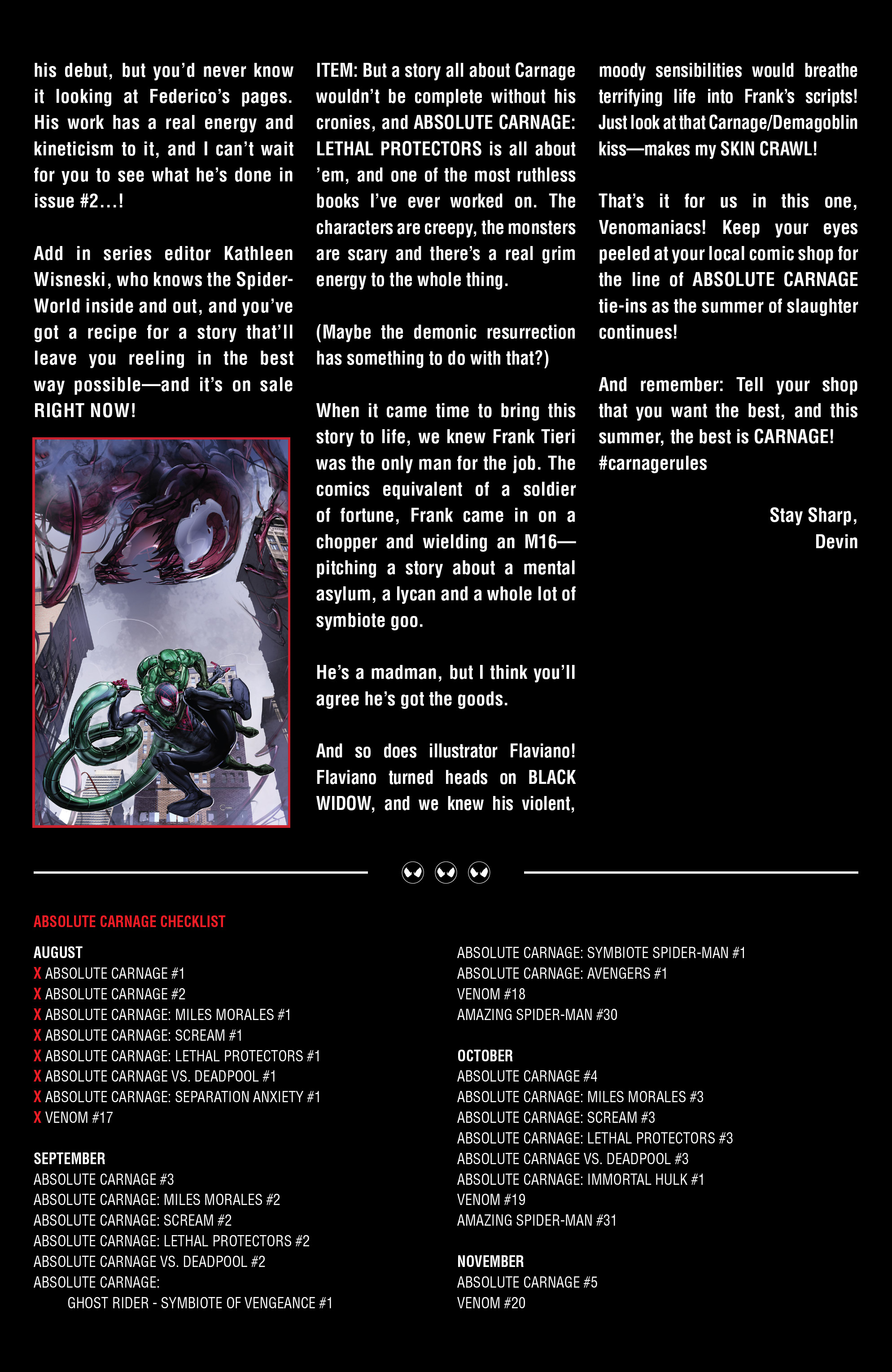 Read Absolute Carnage Miles Morales (2019) Manga Online