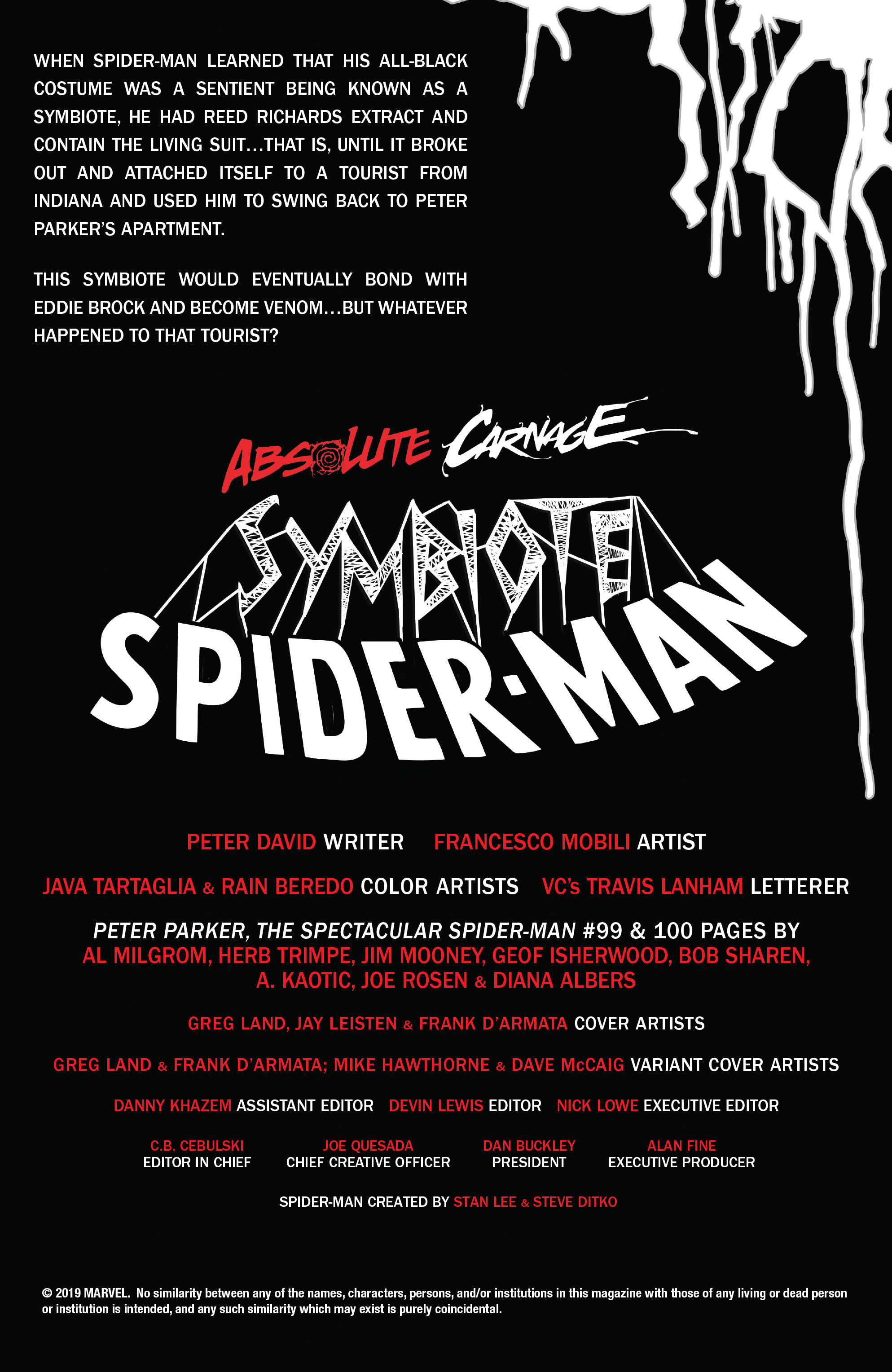 Read Absolute Carnage Symbiote SpiderMan (2019) Manga Online