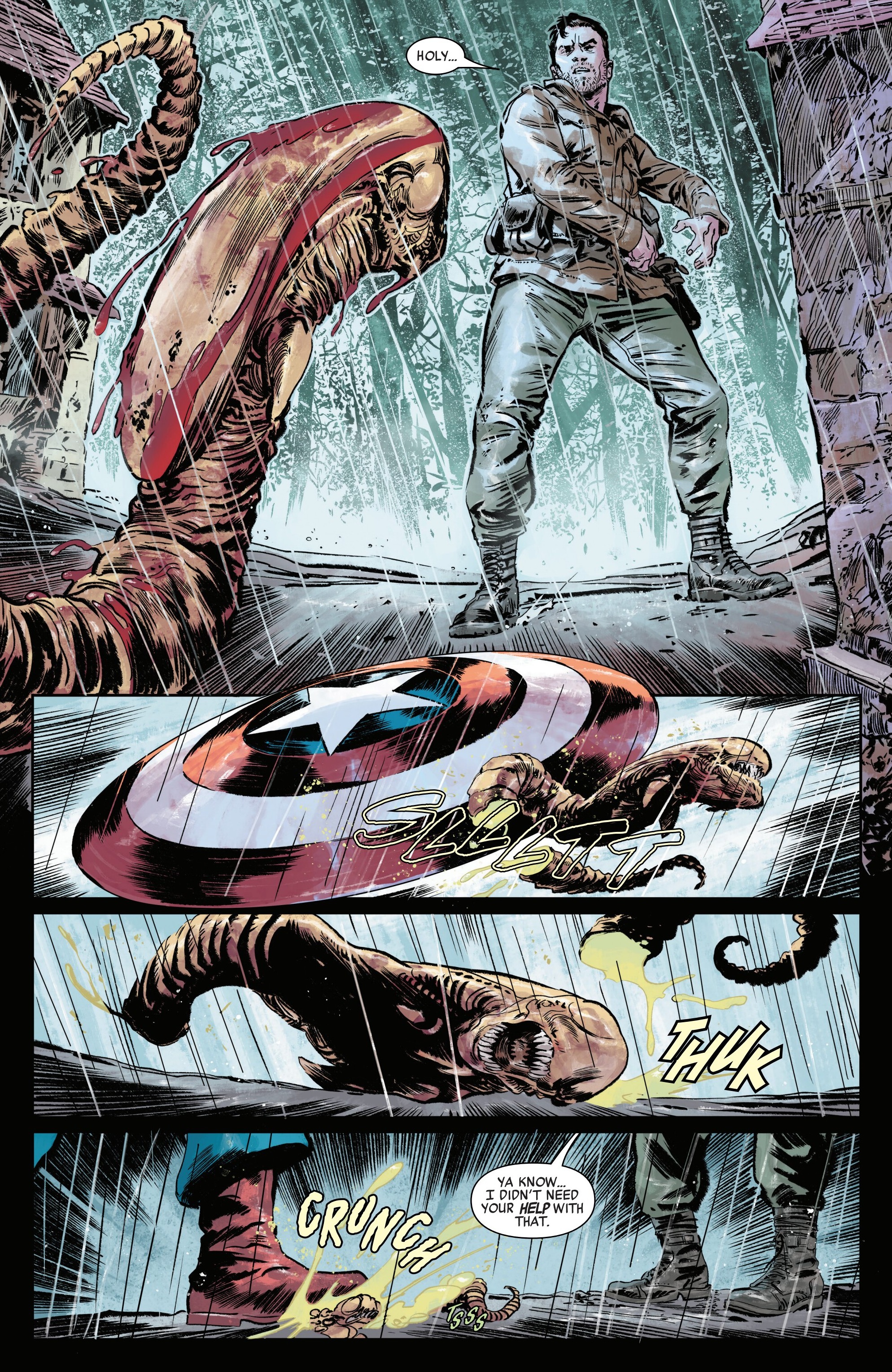 Read Alien vs. Captain America (2025) Manga Online