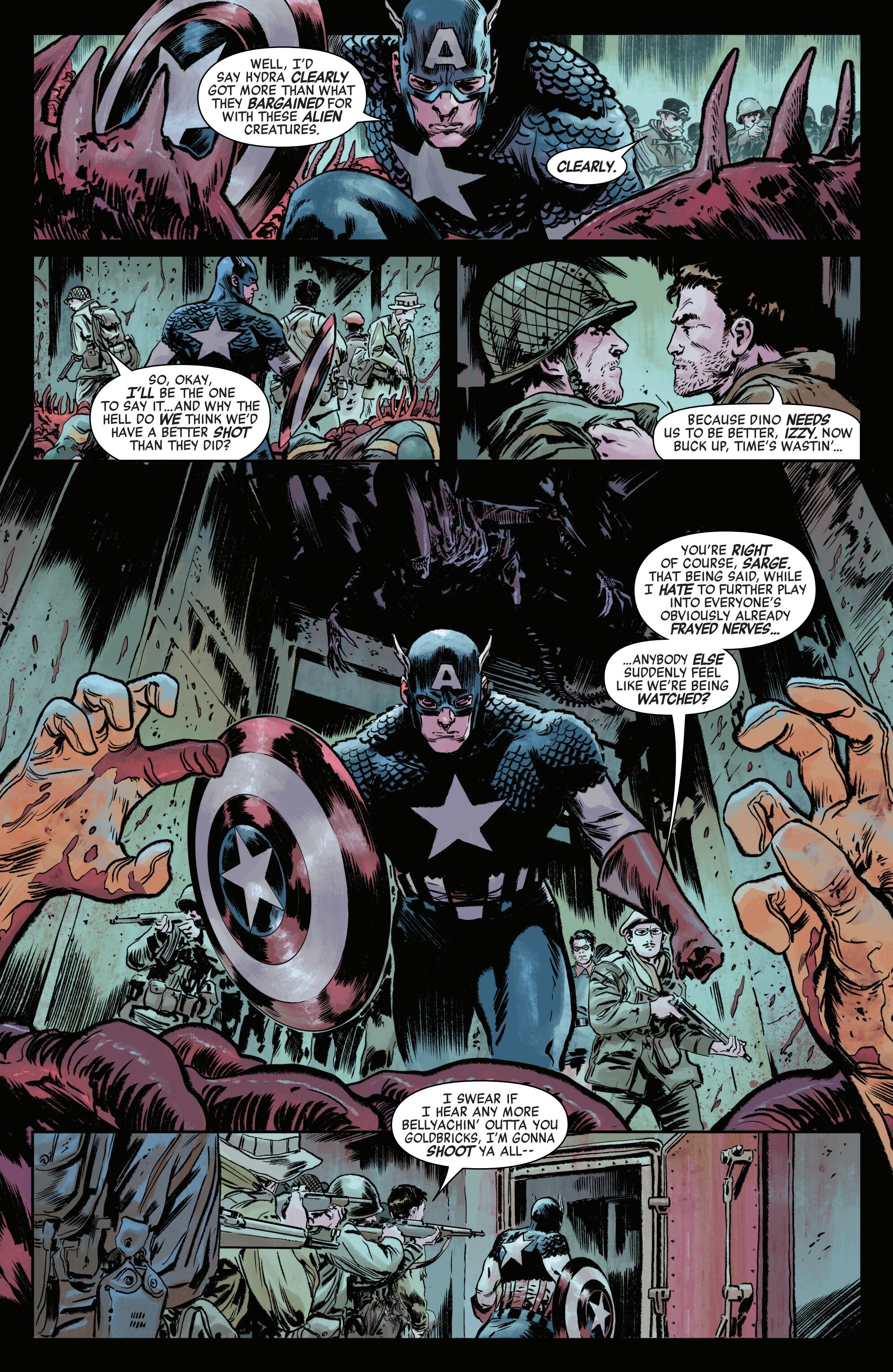 Read Alien vs. Captain America (2025) Manga Online