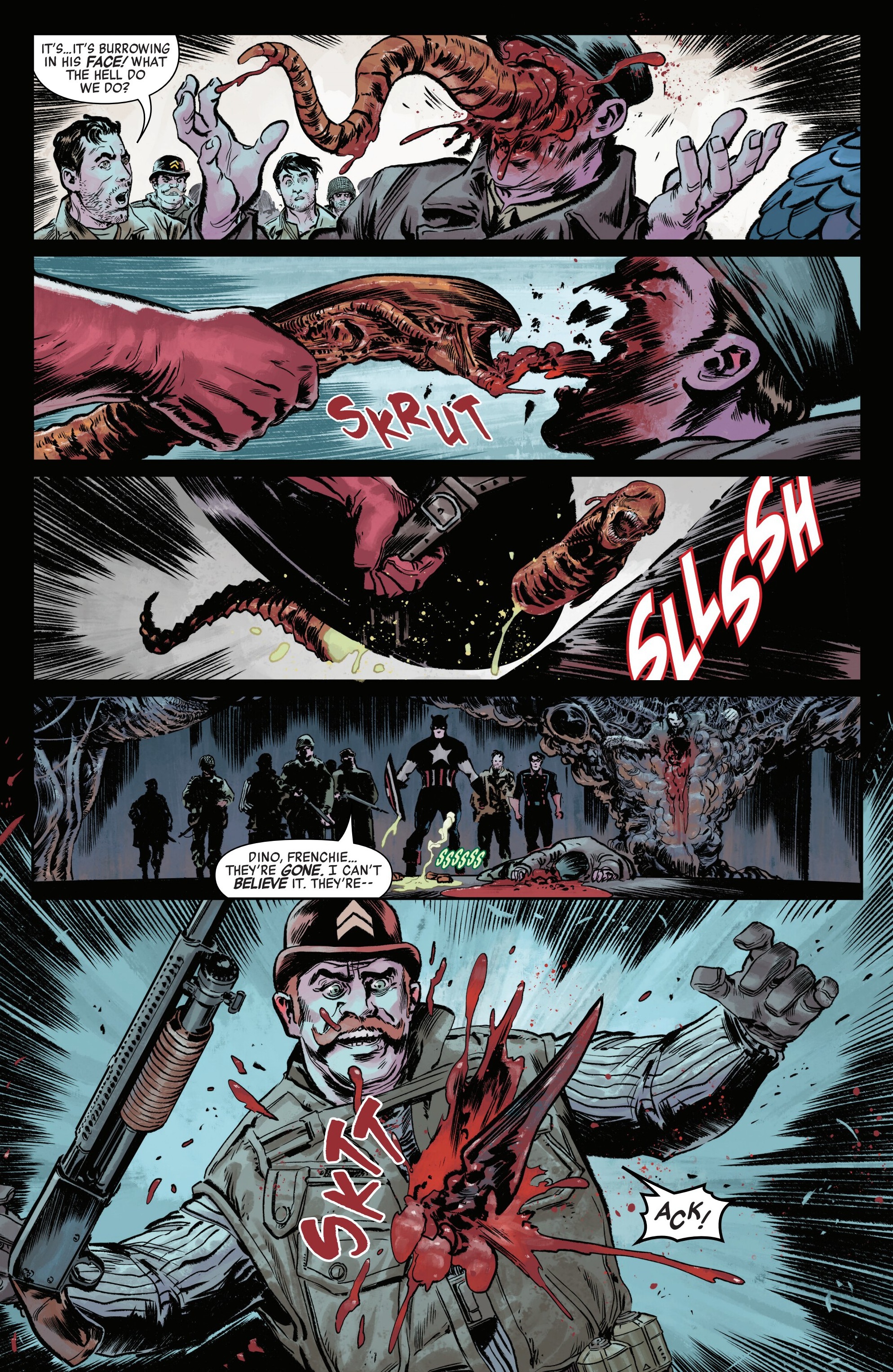 Read Alien vs. Captain America (2025) Manga Online