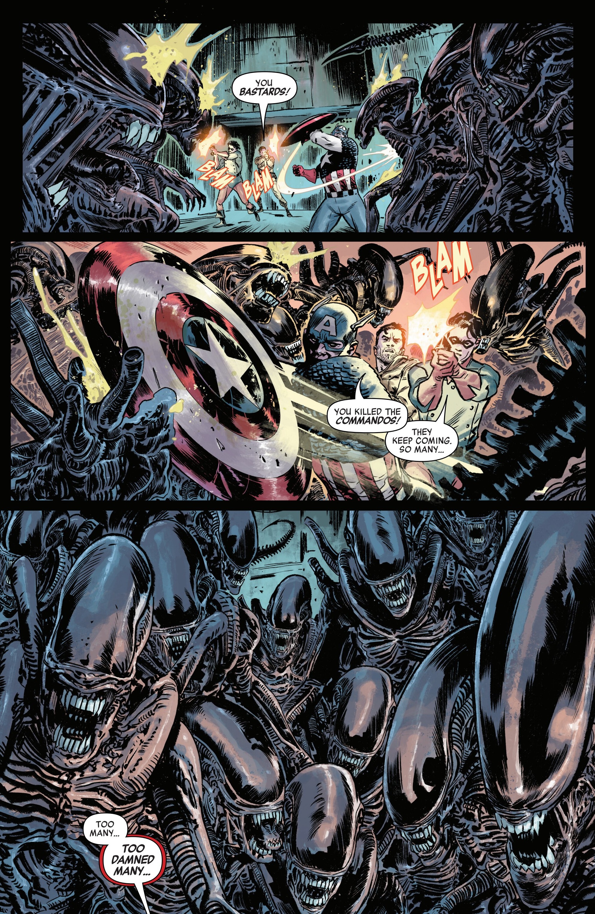 Read Alien vs. Captain America (2025) Manga Online