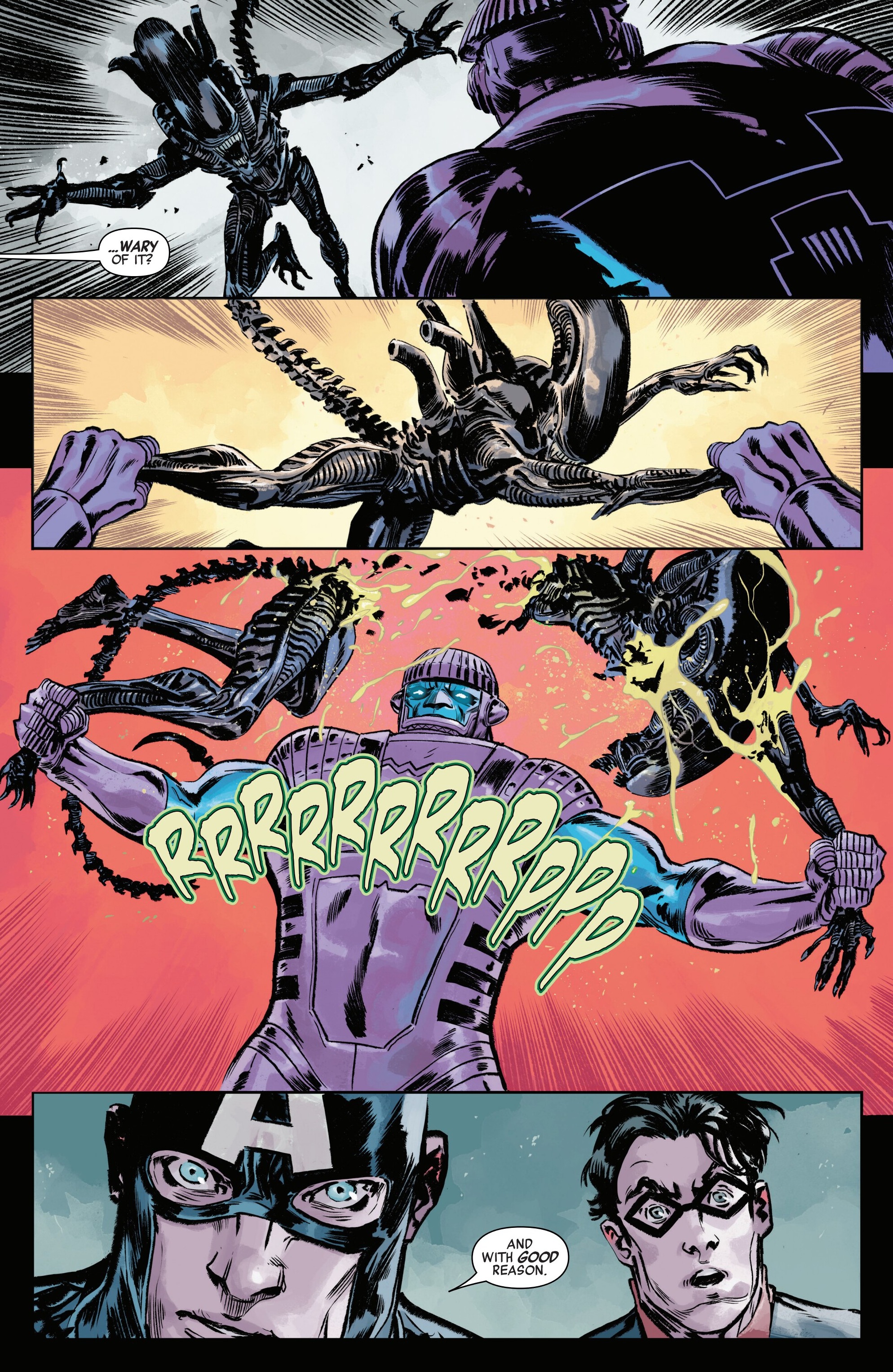 Read Alien vs. Captain America (2025) Manga Online