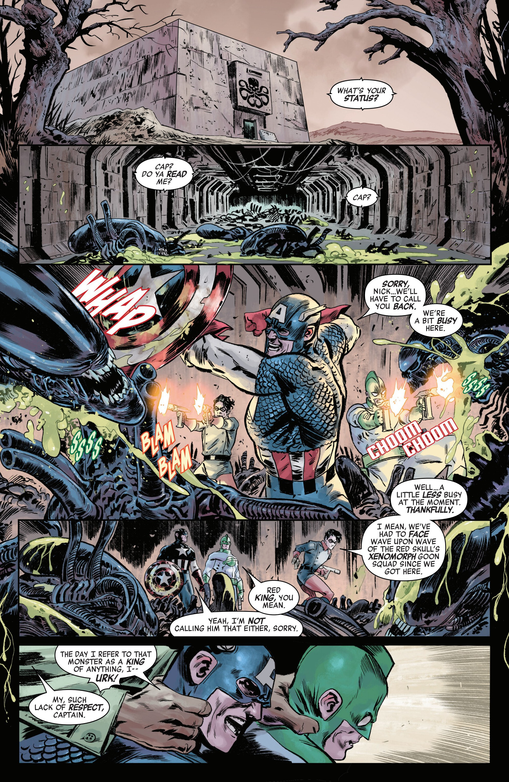 Read Alien vs. Captain America (2025) Manga Online