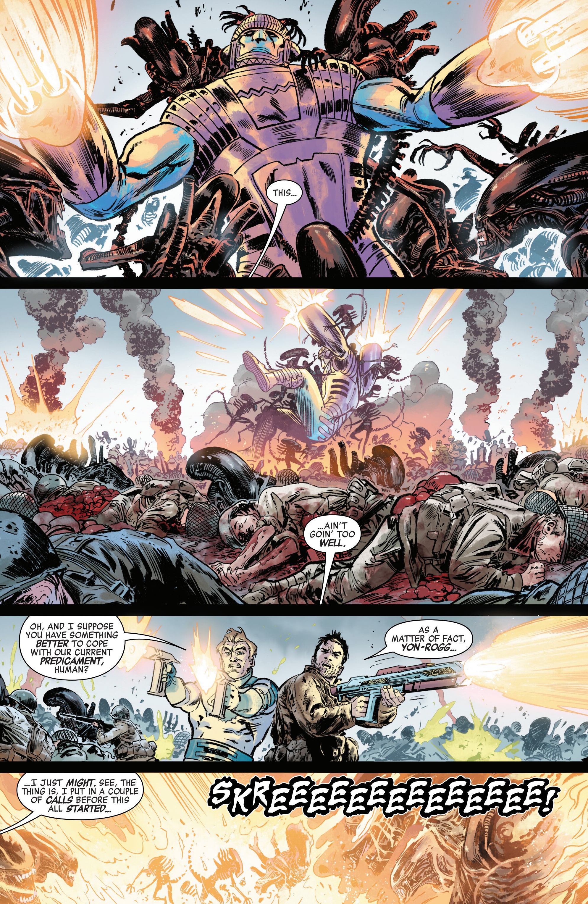Read Alien vs. Captain America (2025) Manga Online
