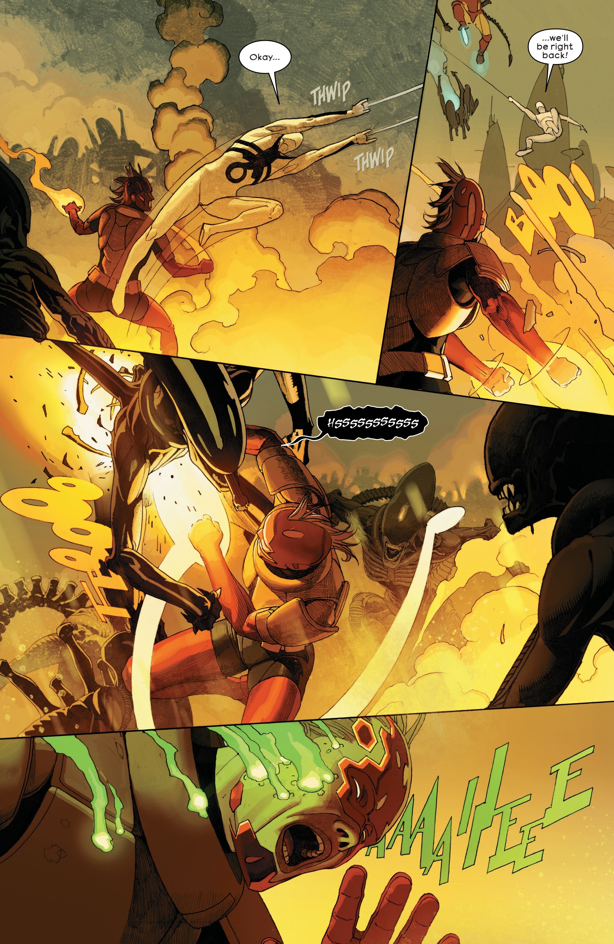 Read Aliens vs. Avengers (2024) Manga Online