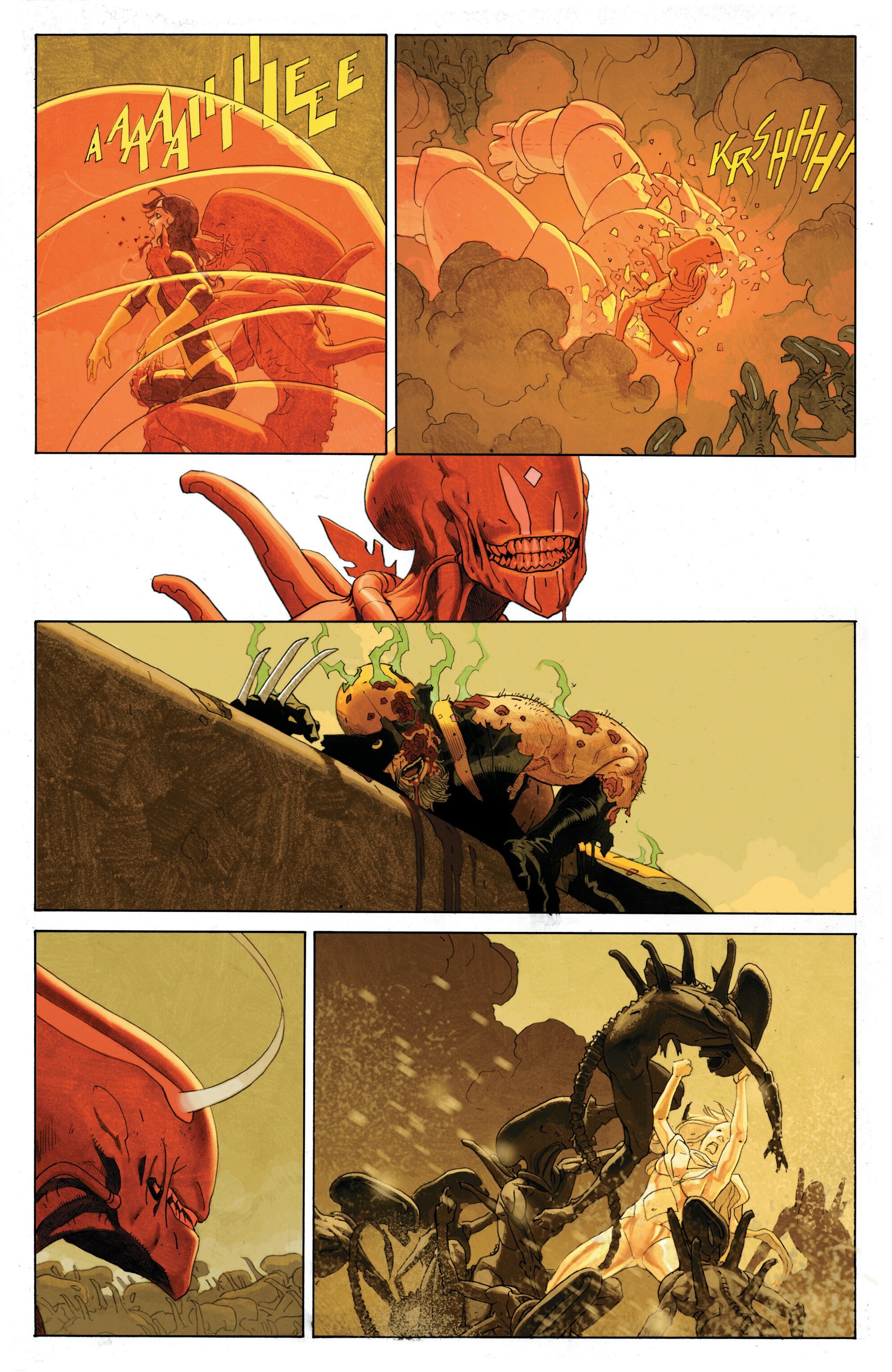 Read Aliens vs. Avengers (2024) Manga Online