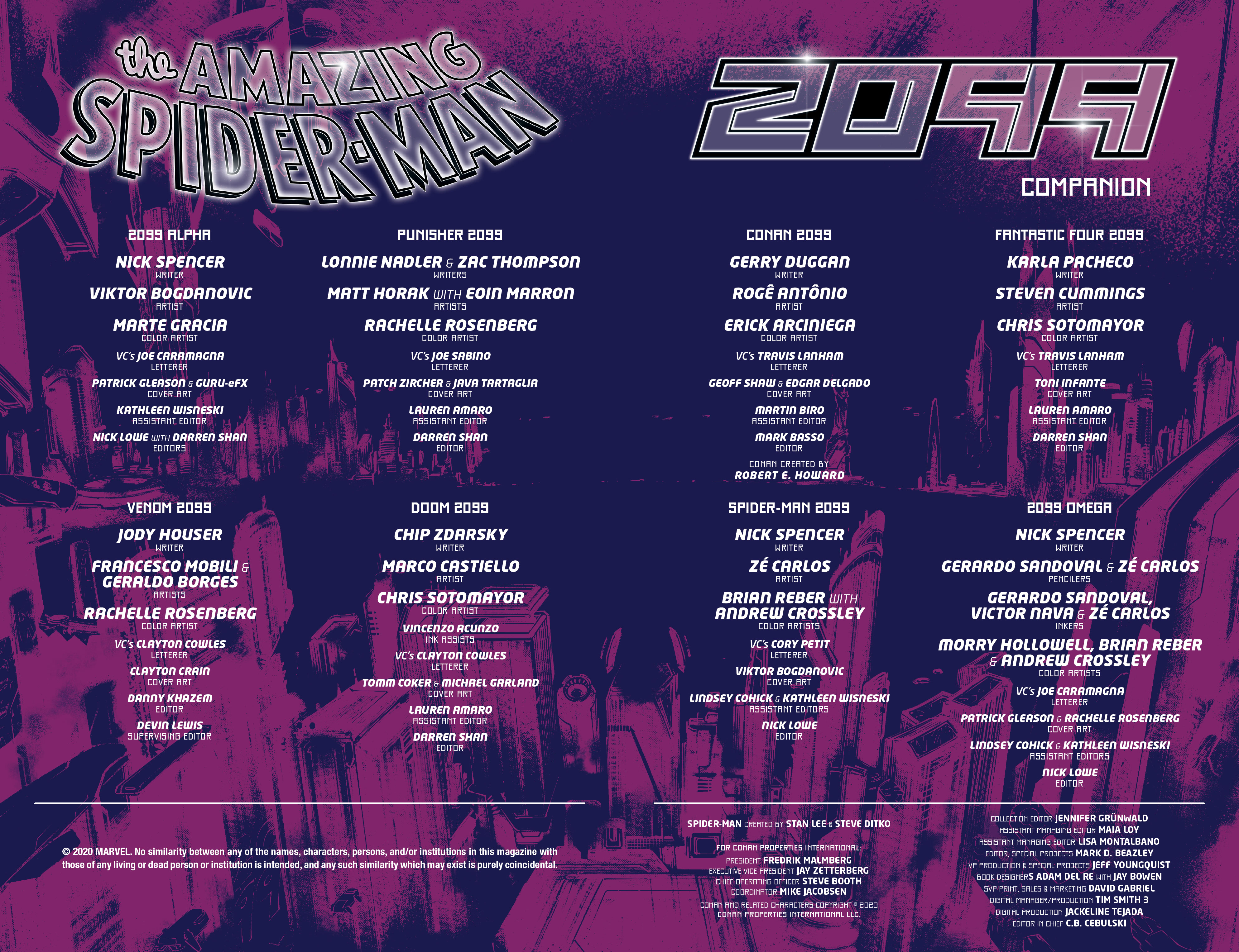 Read Amazing SpiderMan 2099 Companion (2020) Manga Online