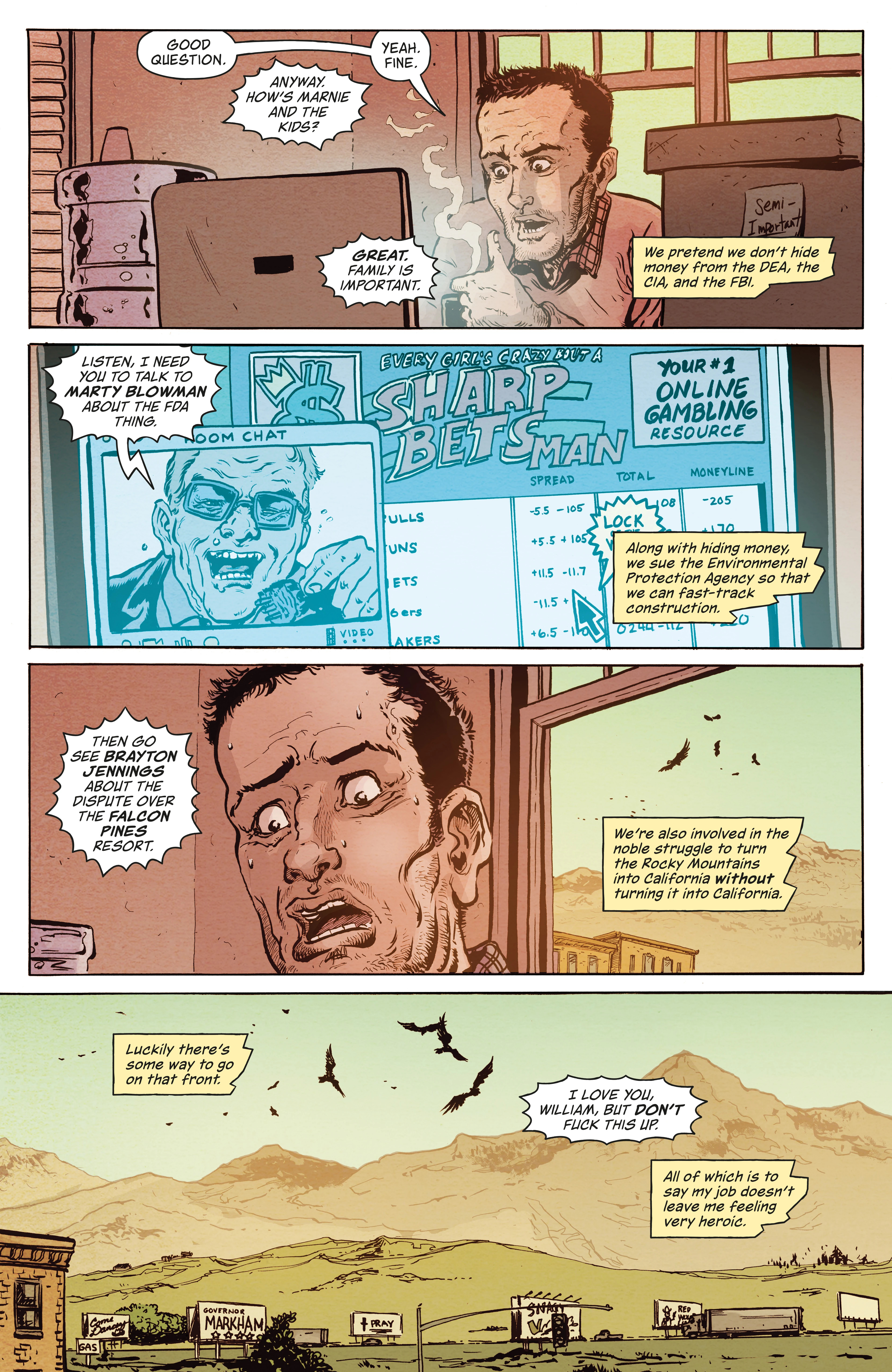 Read American Caper Comic Book Manga Online