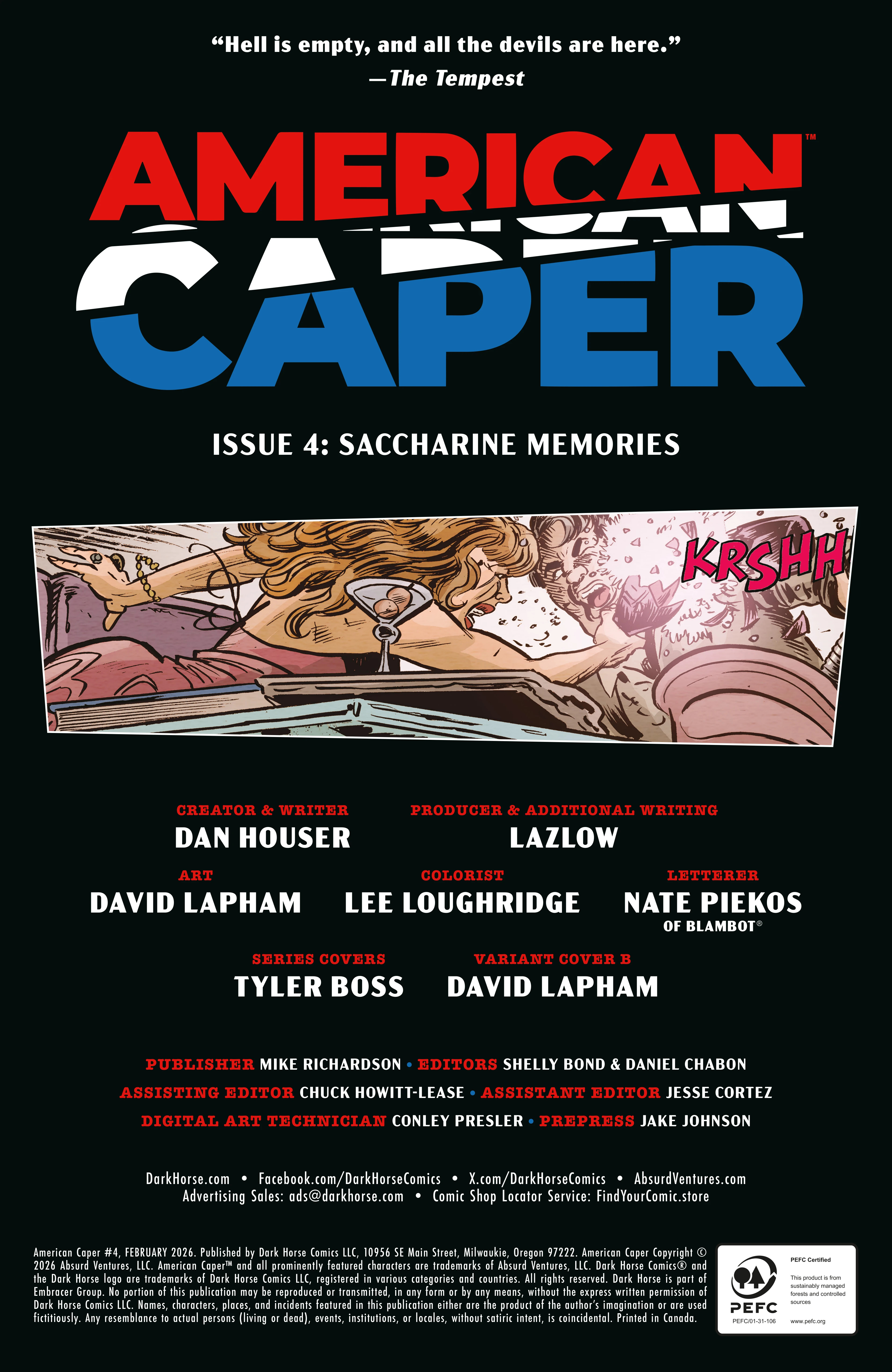 Read American Caper Comic Book Manga Online