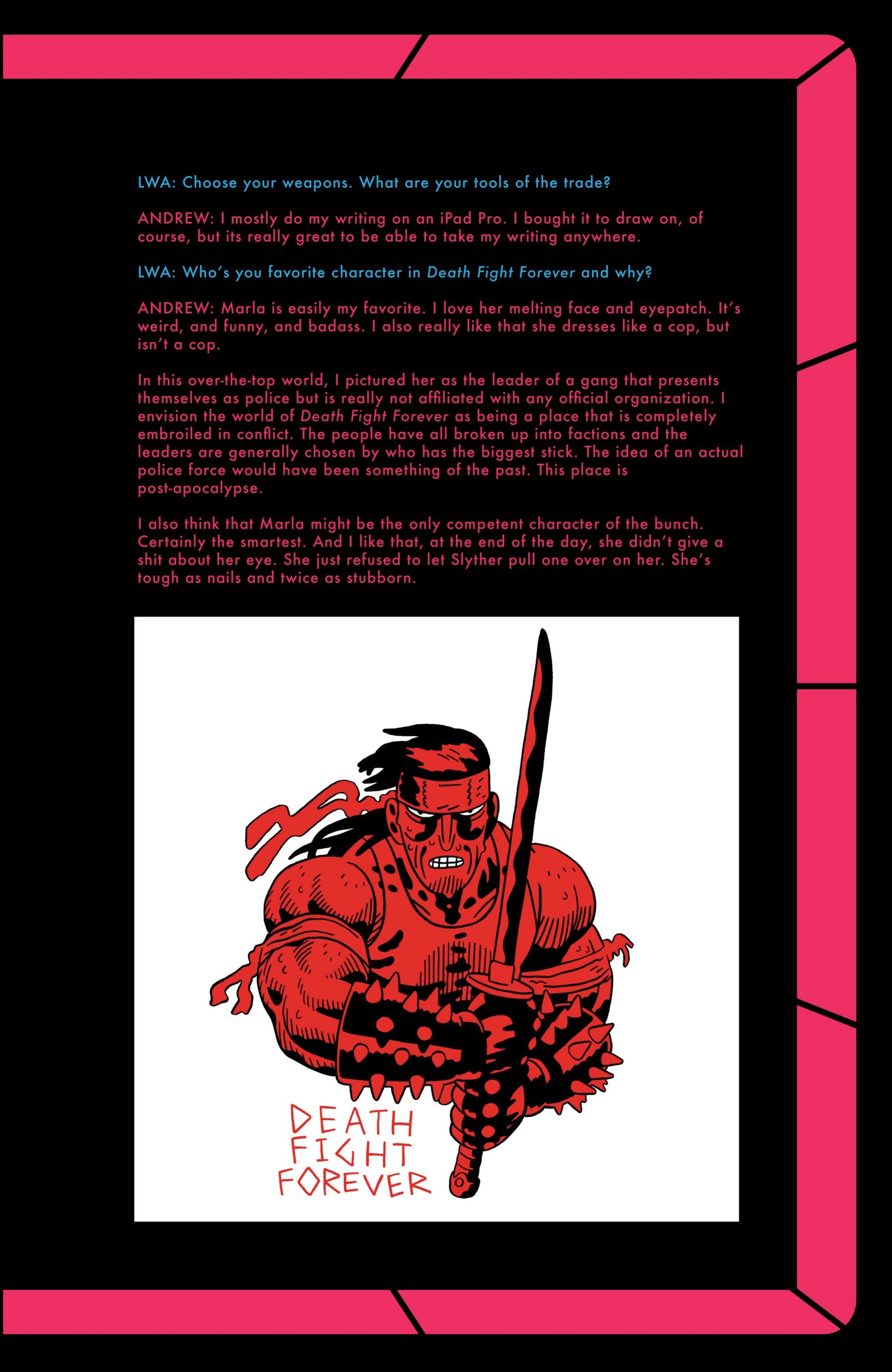 Read Death Fight Forever Comic Book Manga Online