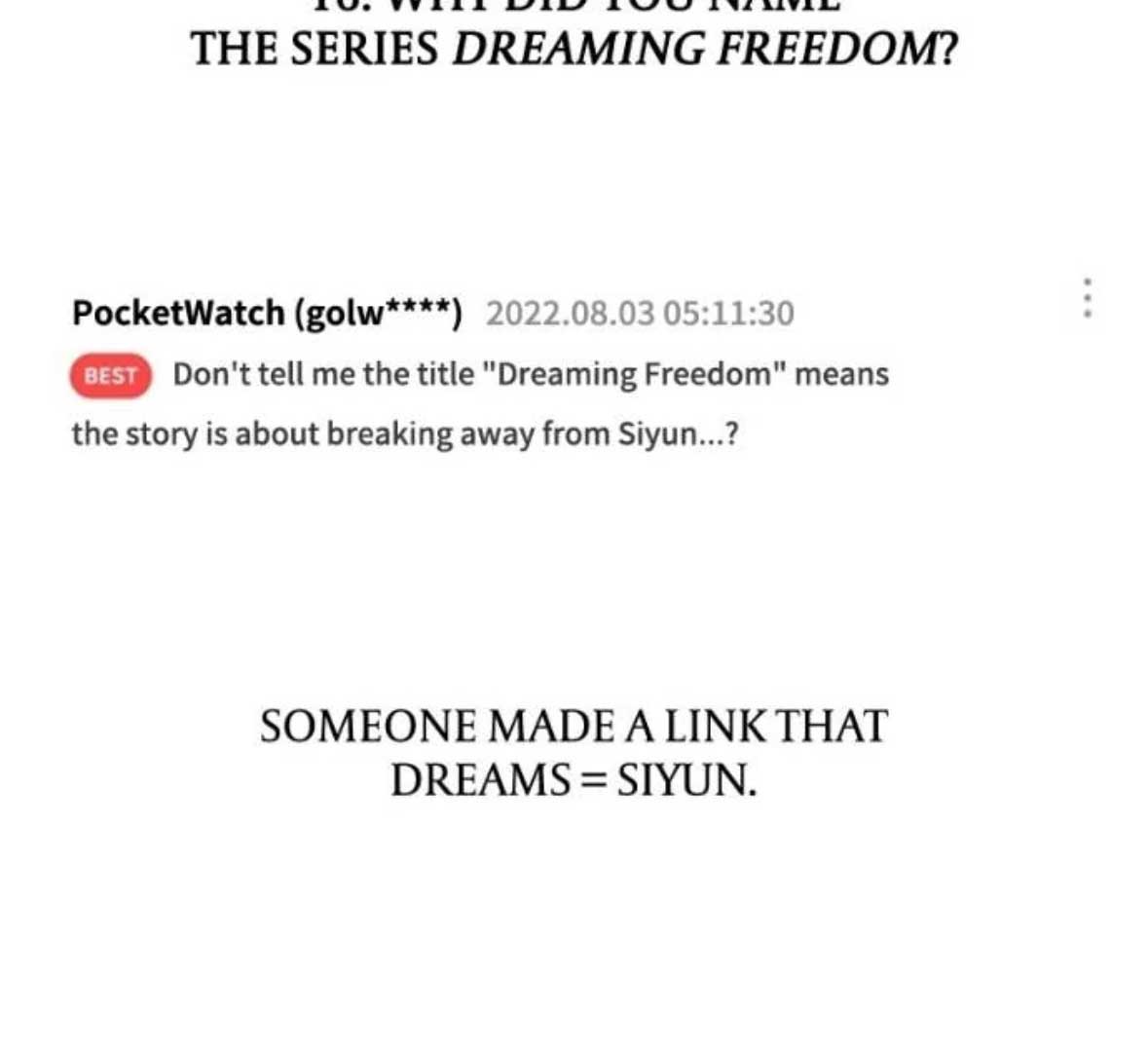Read Free in Dreams Manga Online