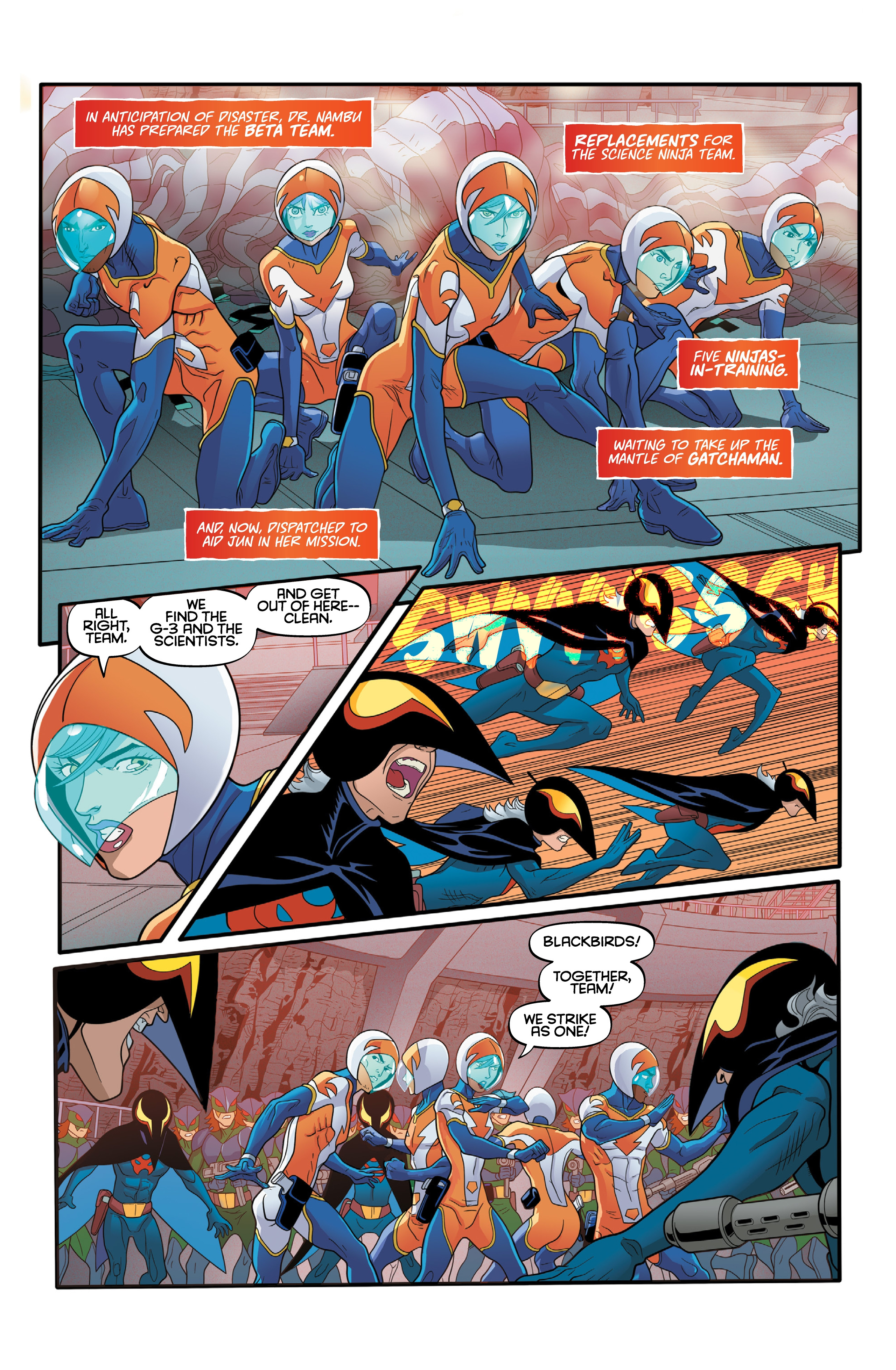 Read Gatchaman (Comic Book) Manga Online