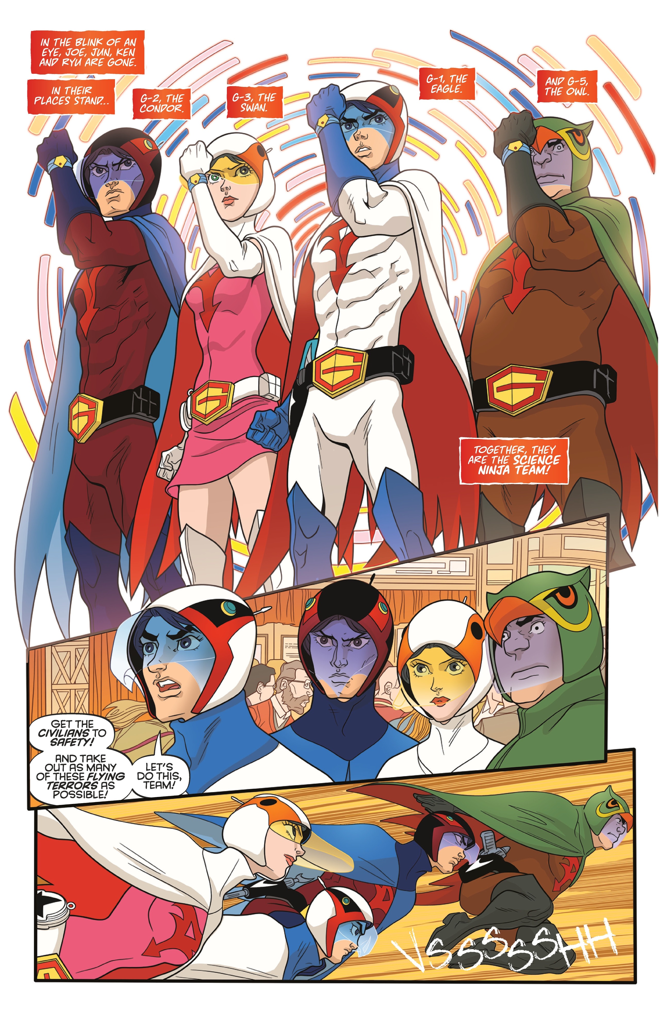 Read Gatchaman (Comic Book) Manga Online