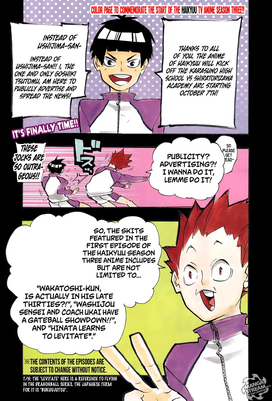 Read Haikyuu!! Manga Online