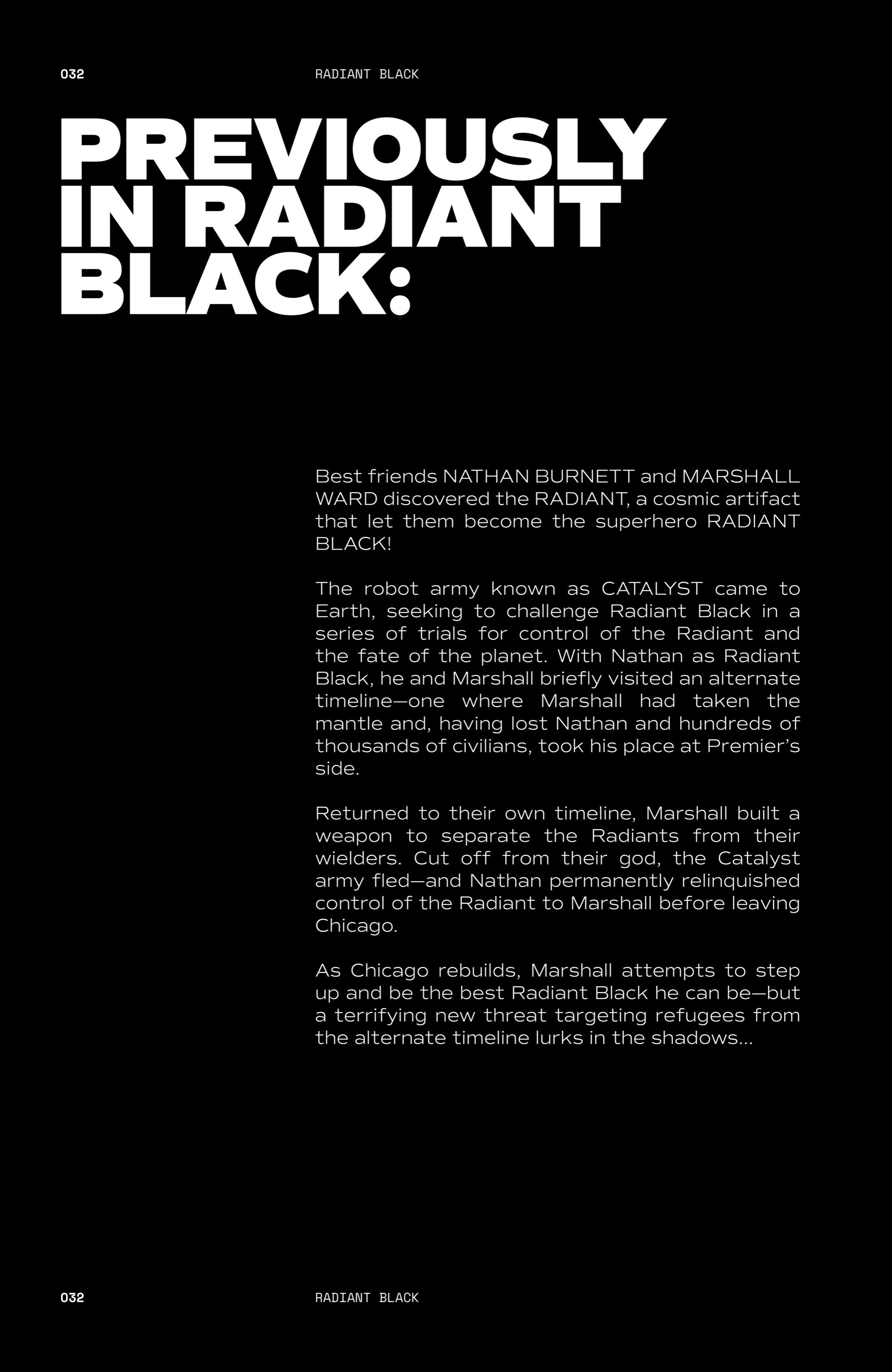 Read Radiant Black (Comic Book) Manga Online