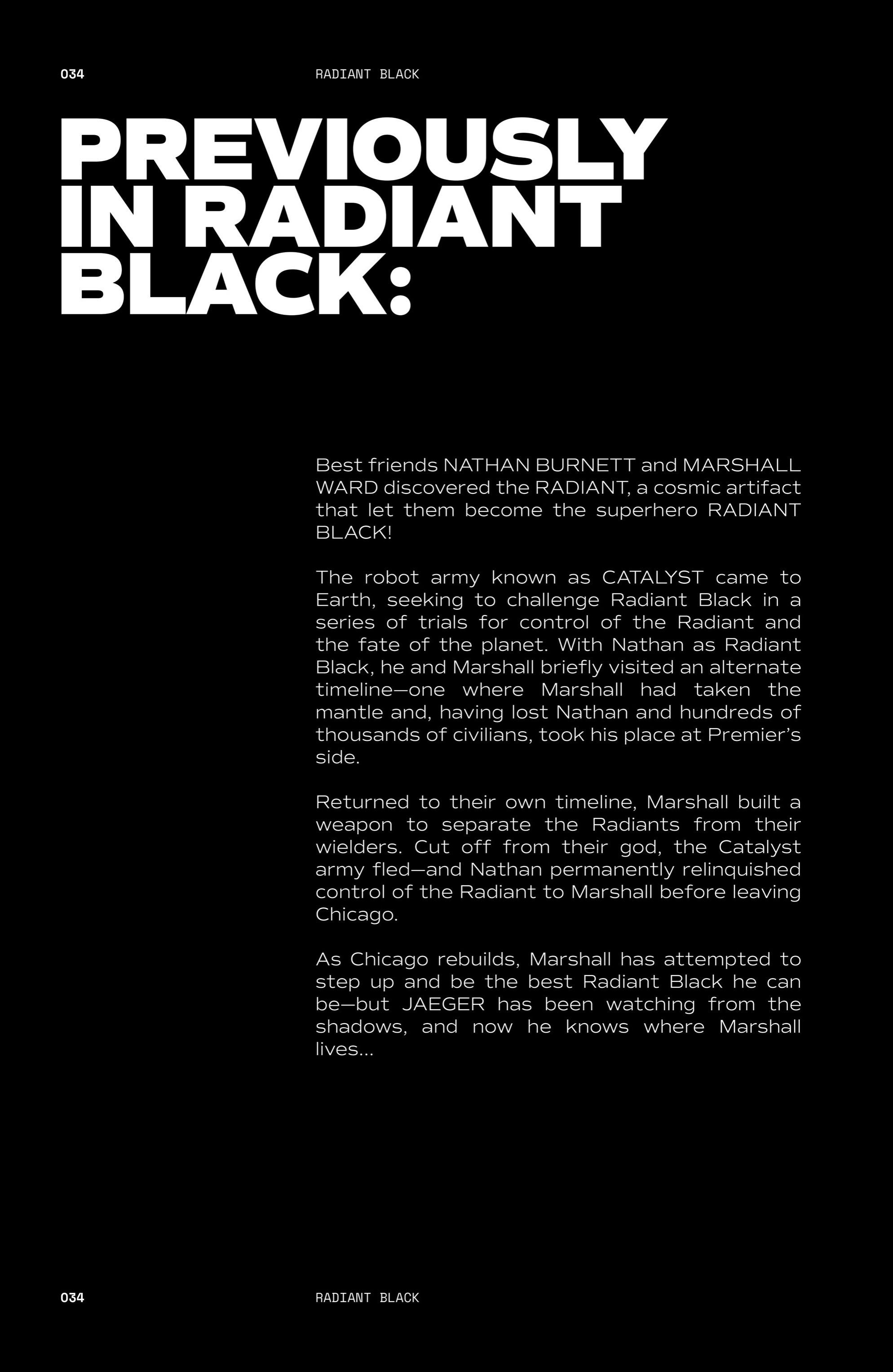 Read Radiant Black (Comic Book) Manga Online