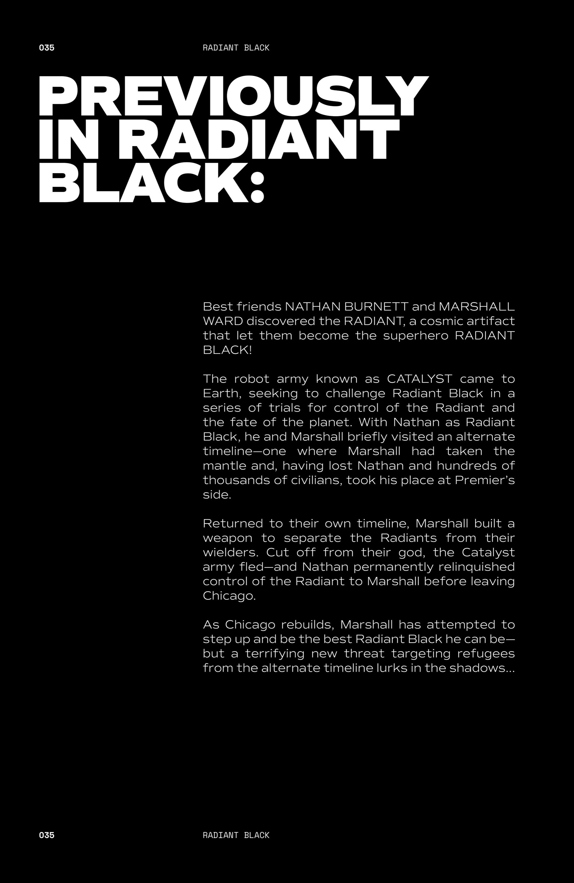 Read Radiant Black (Comic Book) Manga Online