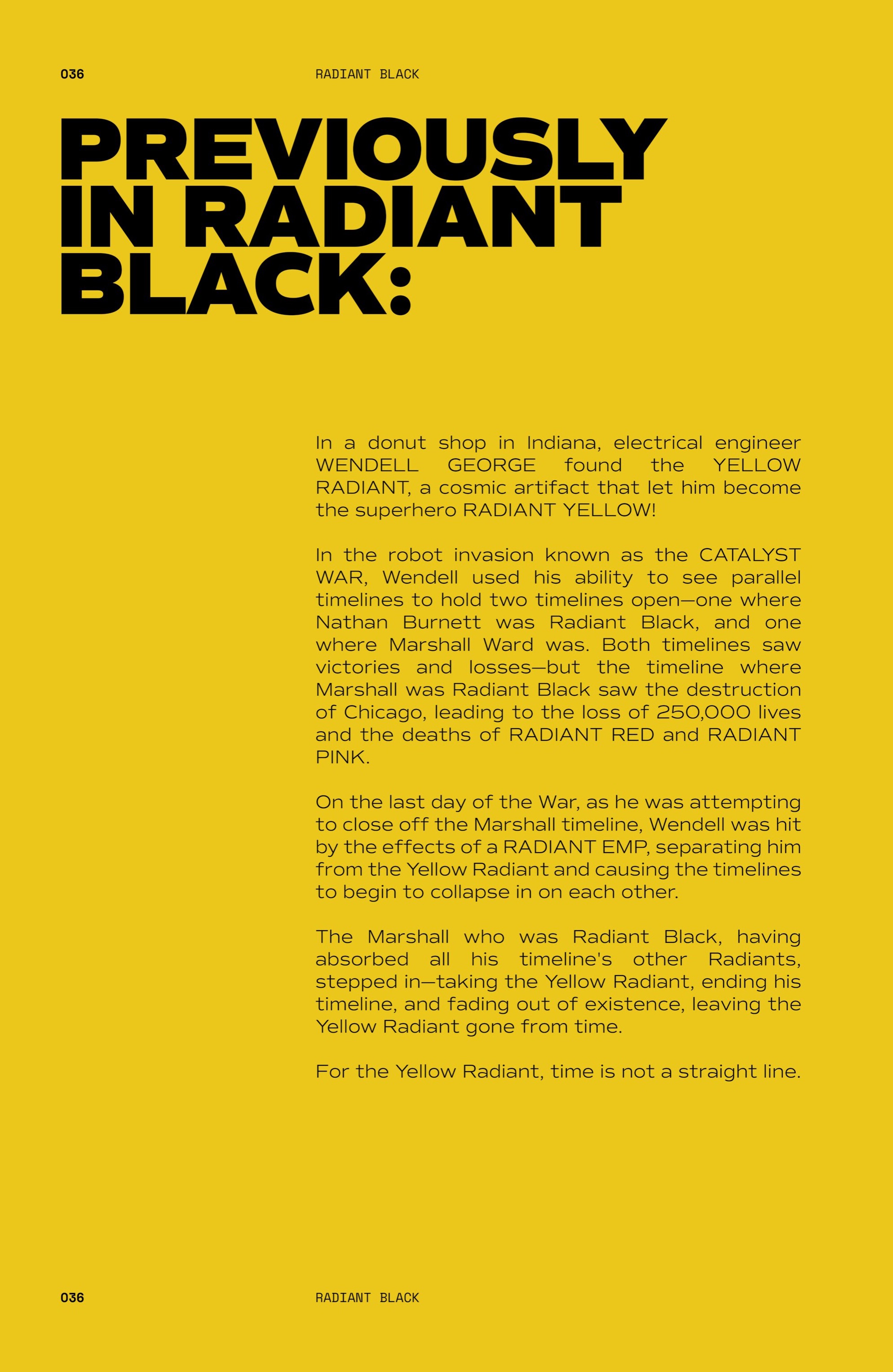 Read Radiant Black (Comic Book) Manga Online
