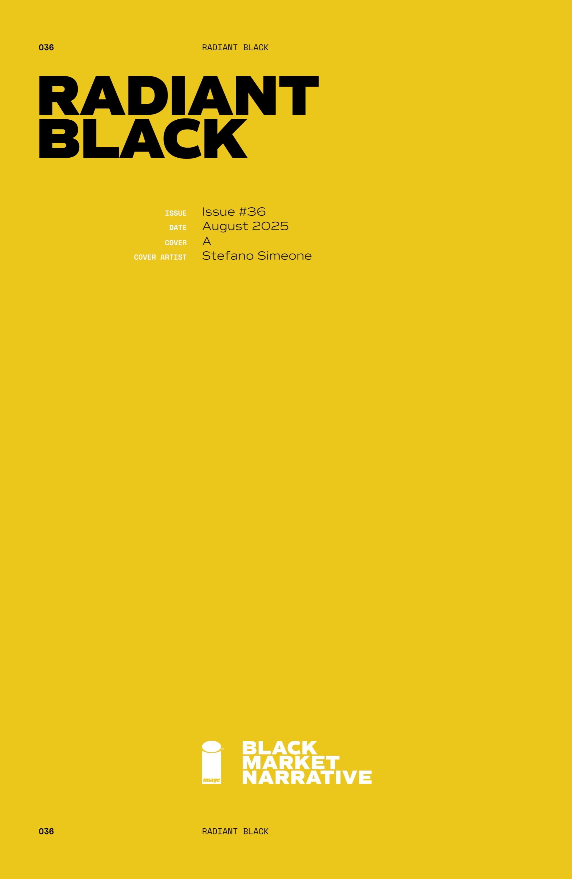 Read Radiant Black (Comic Book) Manga Online