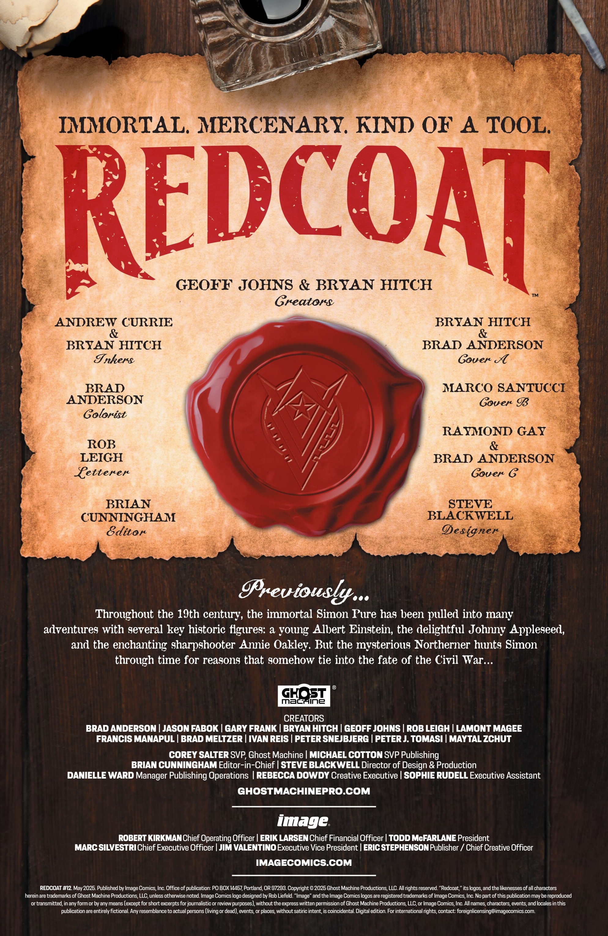 Read Redcoat (Comic Book) Manga Online