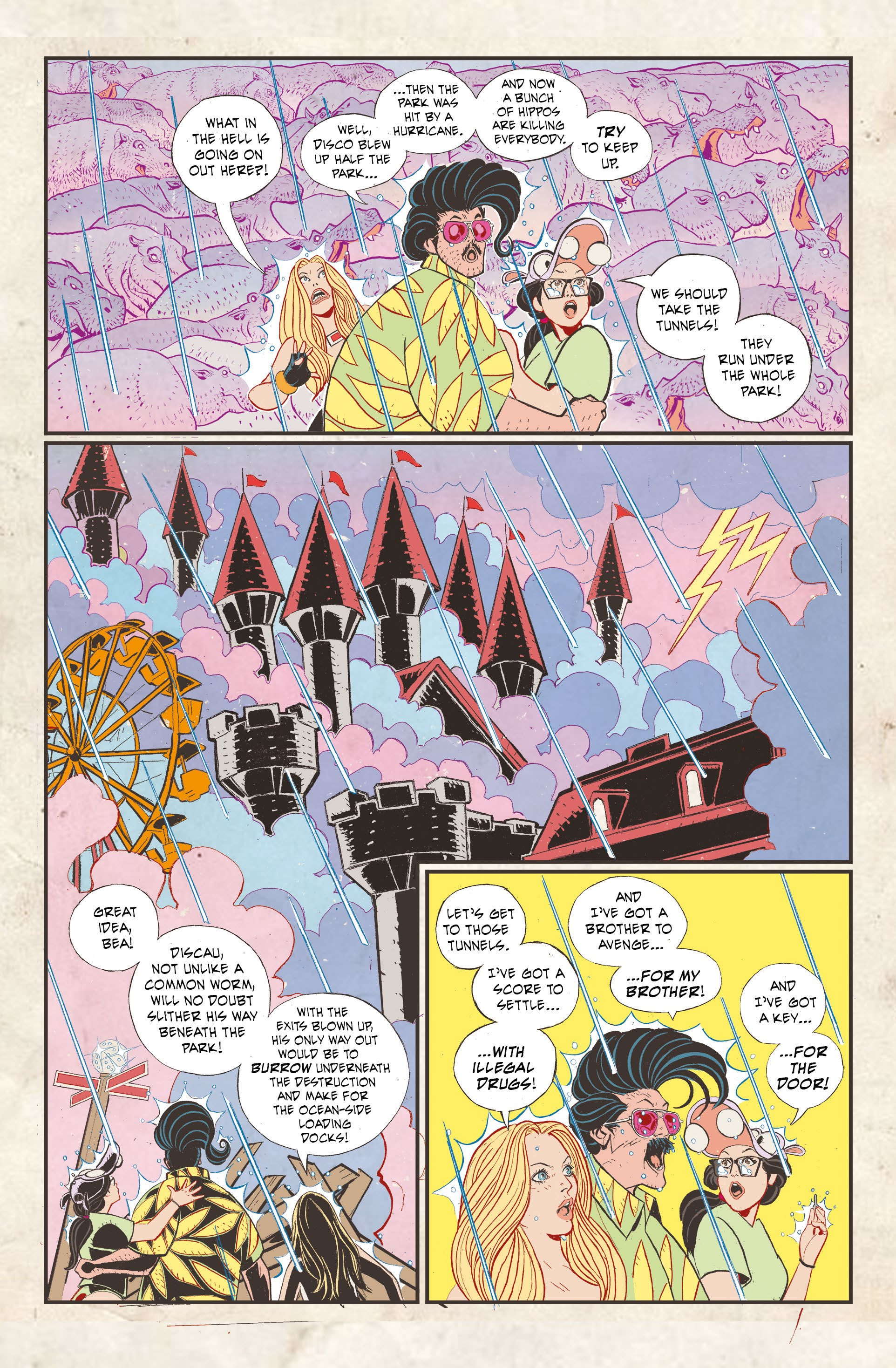 Read The Florida Hippopotamus Cocaine Massacre Comic Book Manga Online