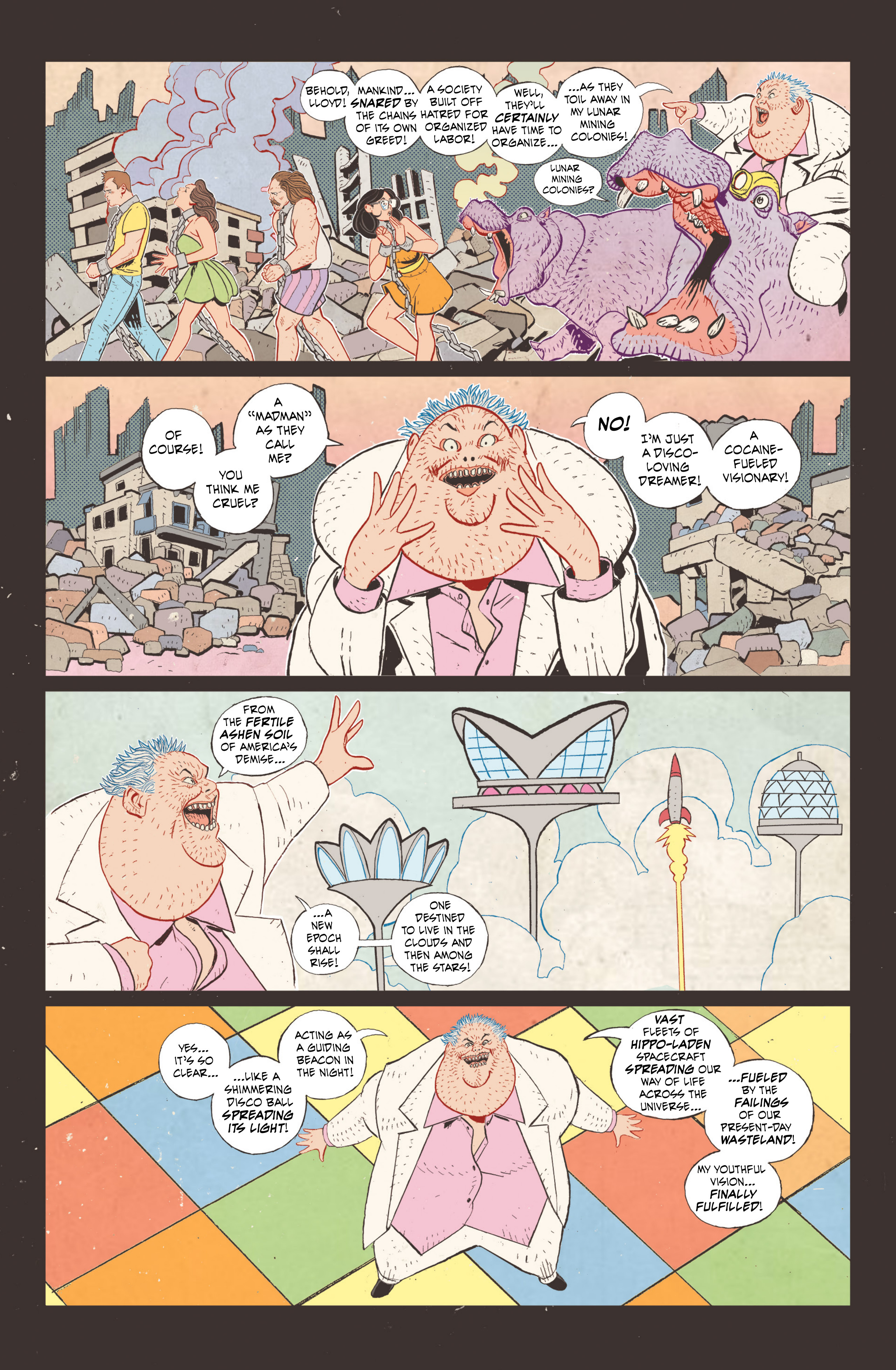 Read The Florida Hippopotamus Cocaine Massacre Comic Book Manga Online