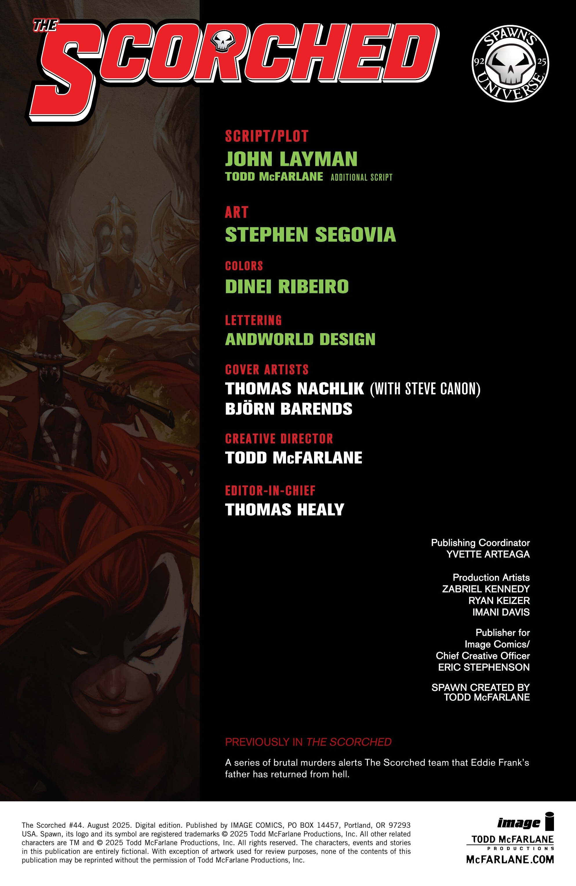 Read The Scorched (Comic Book) Manga Online