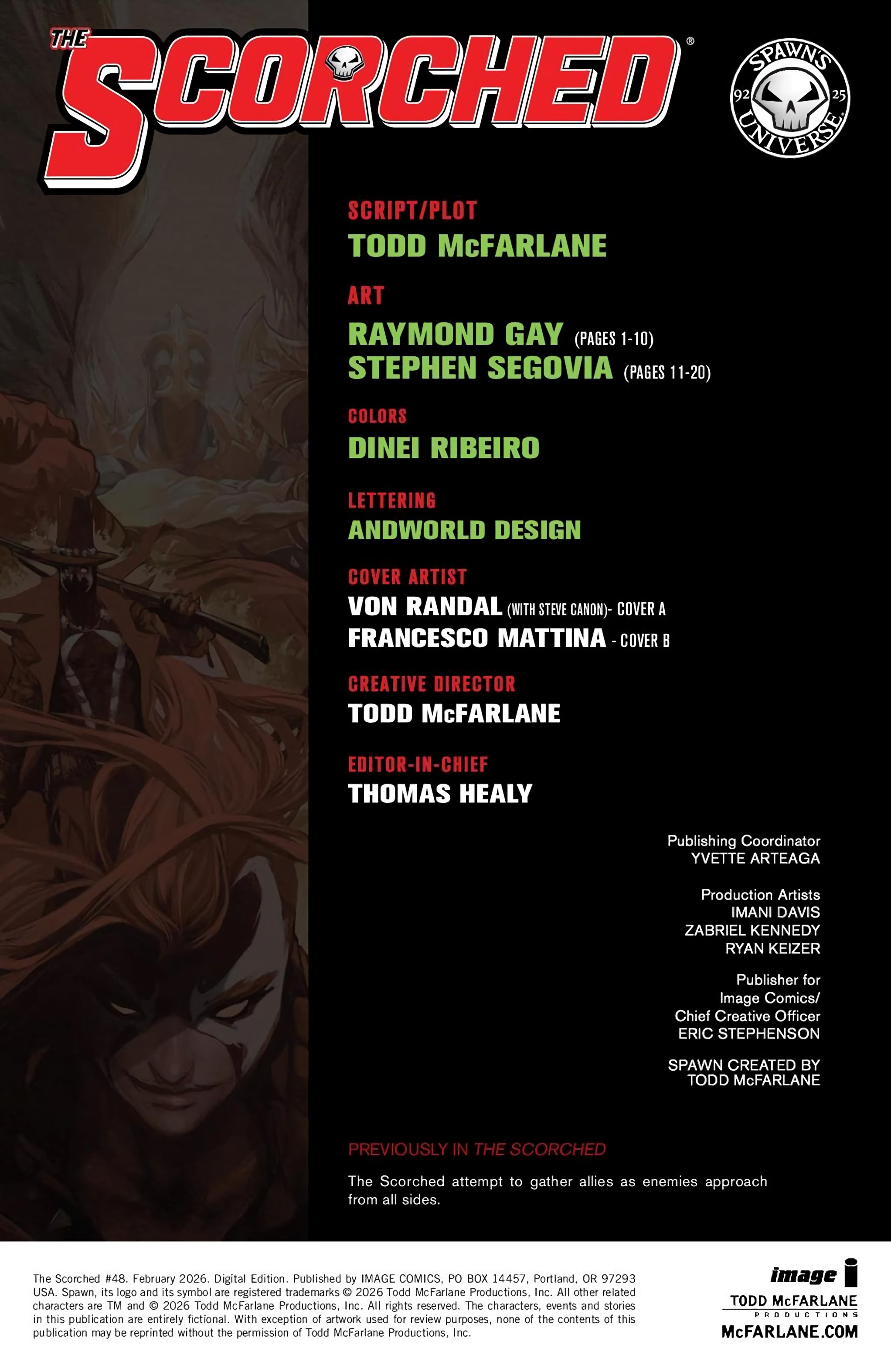 Read The Scorched (Comic Book) Manga Online
