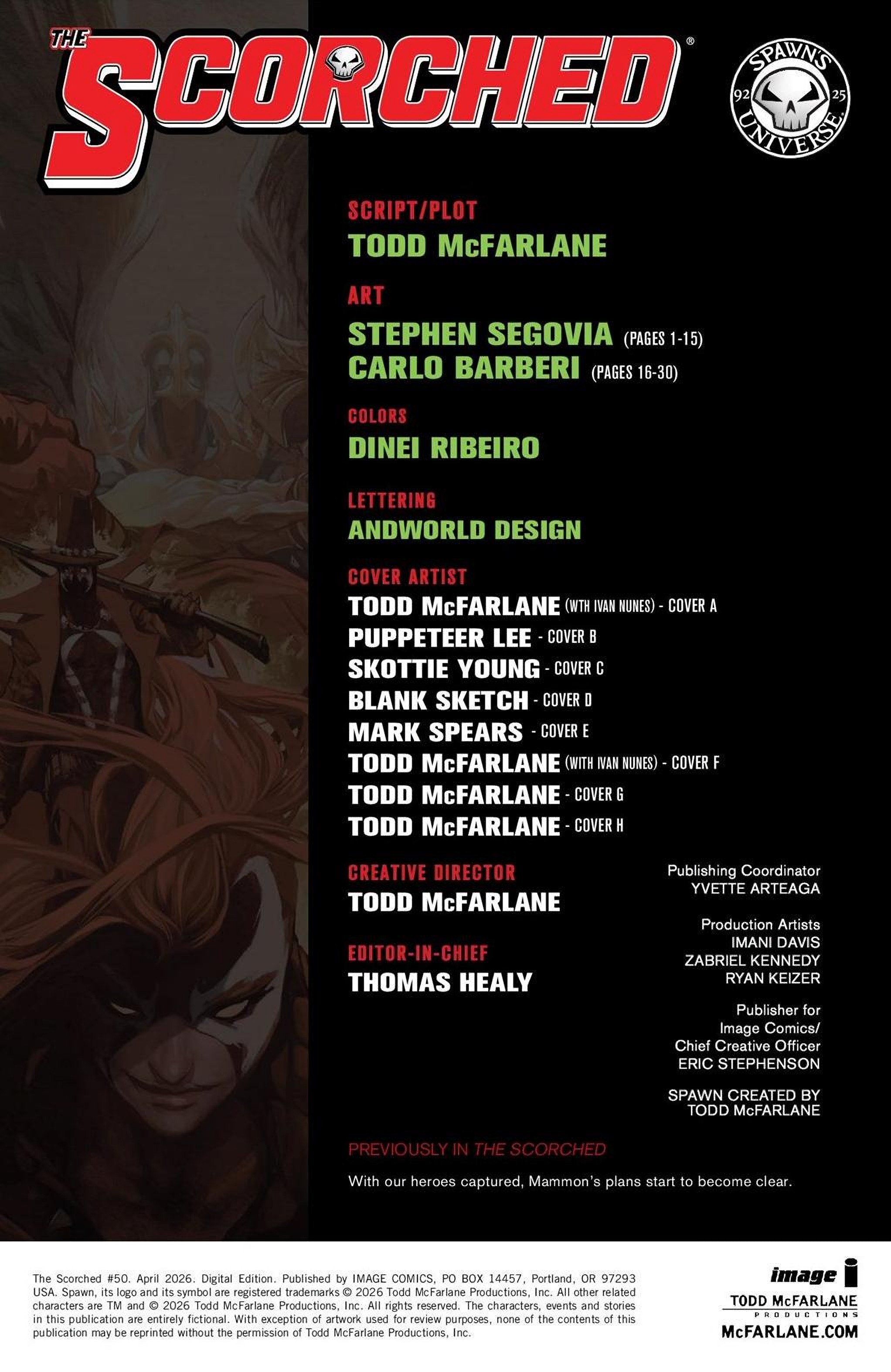 Read The Scorched (Comic Book) Manga Online