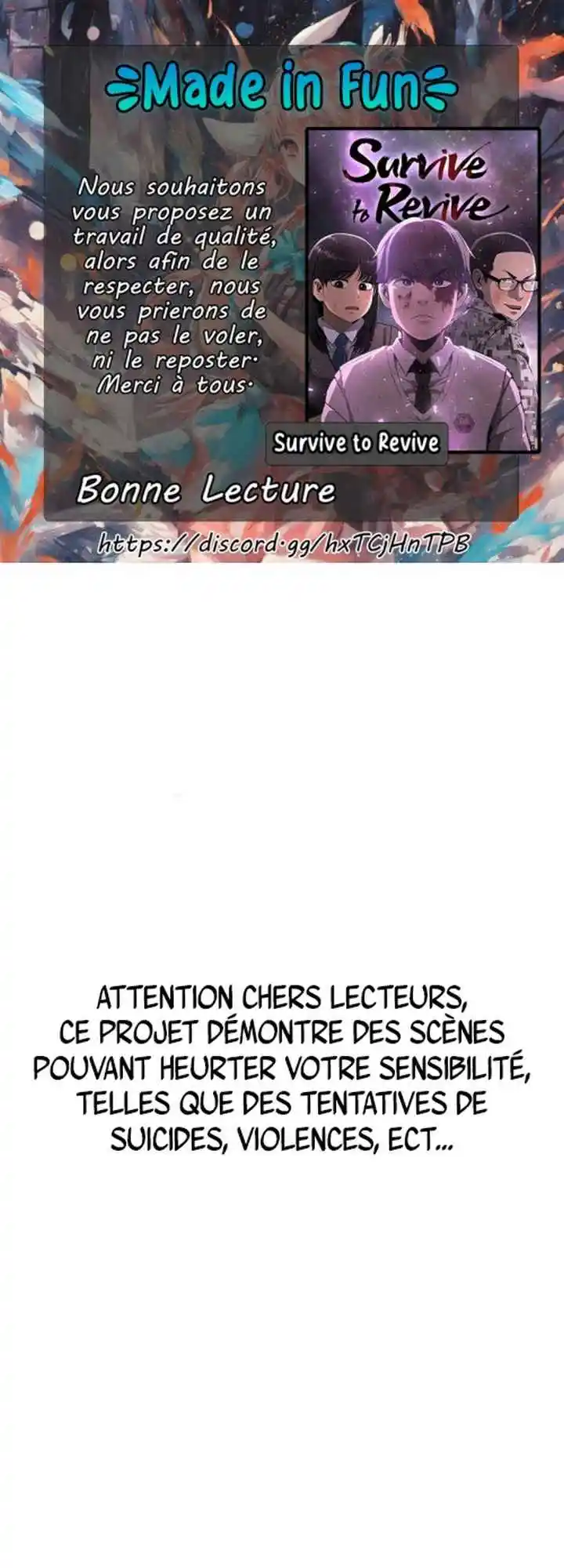 Read Survive to Revive (FR) Manga Online