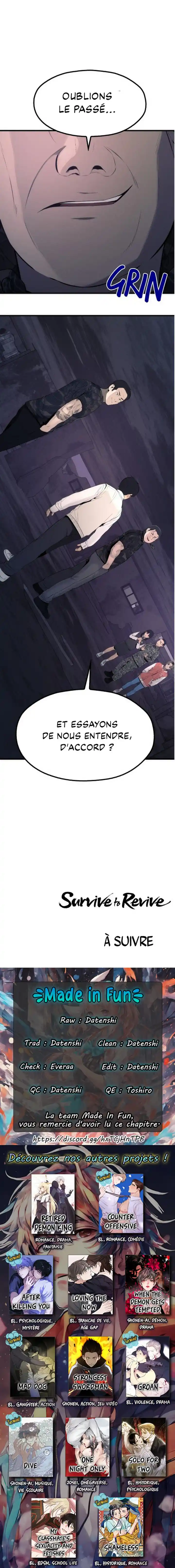 Read Survive to Revive (FR) Manga Online