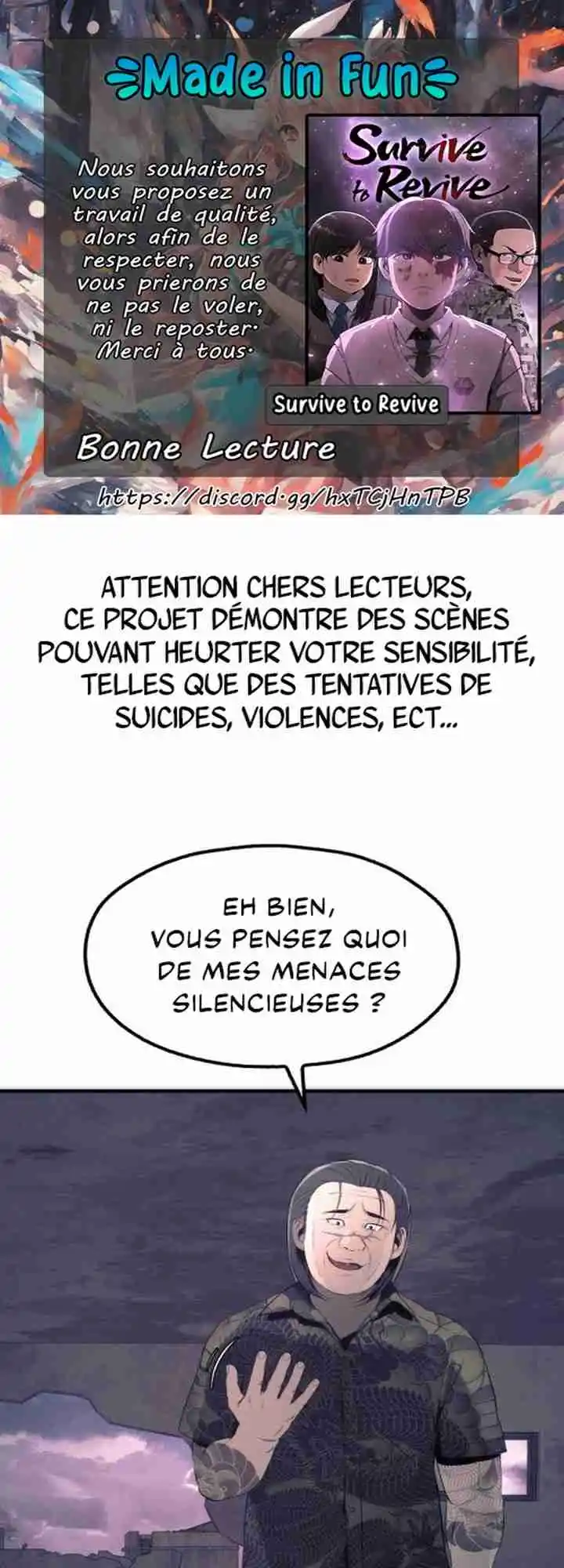 Read Survive to Revive (FR) Manga Online