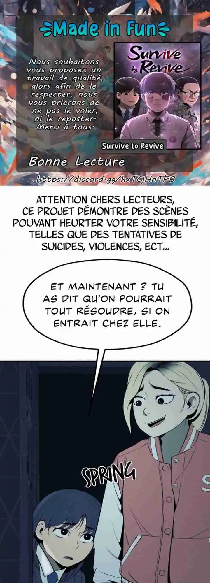 Read Survive to Revive (FR) Manga Online