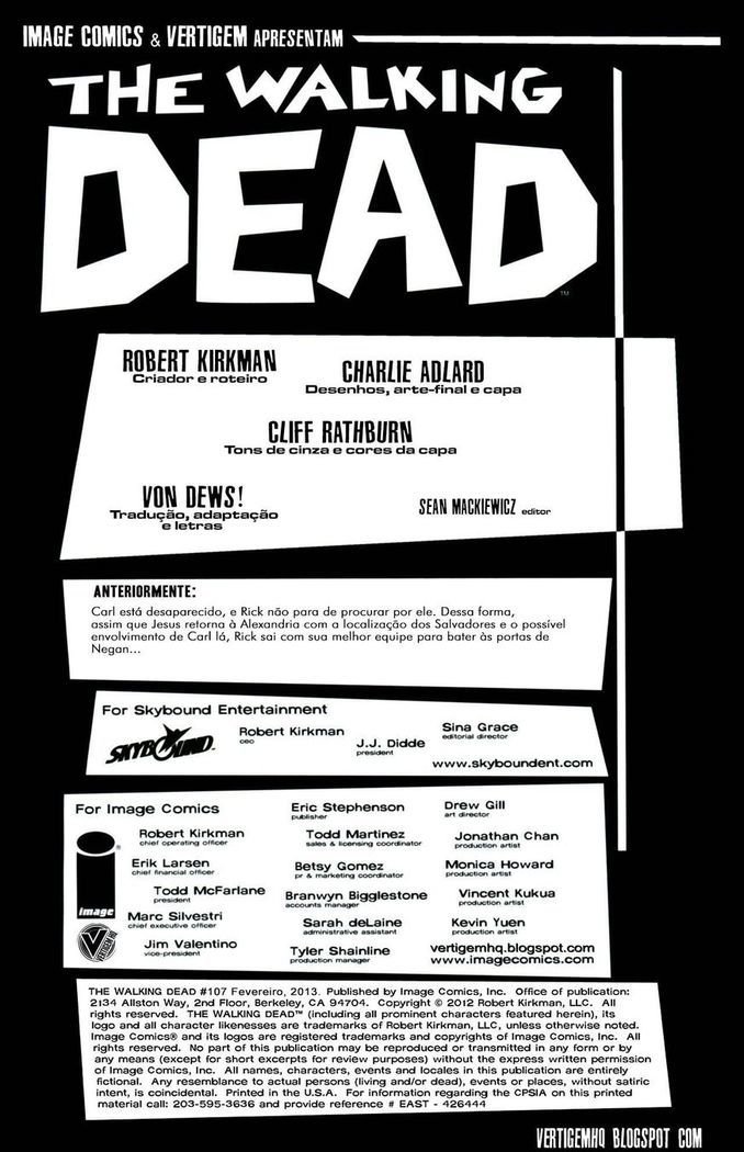 Read The Walking Dead Comic (PT) Manga Online