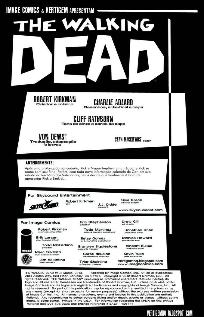 Read The Walking Dead Comic (PT) Manga Online
