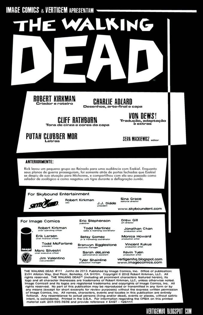 Read The Walking Dead Comic (PT) Manga Online