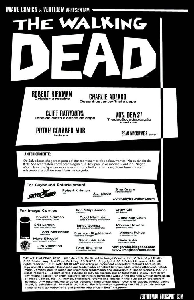 Read The Walking Dead Comic (PT) Manga Online