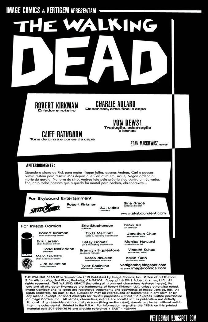 Read The Walking Dead Comic (PT) Manga Online