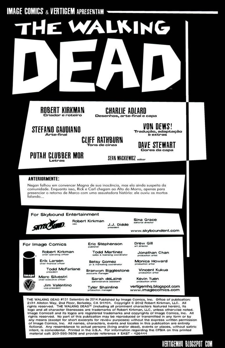 Read The Walking Dead Comic (PT) Manga Online