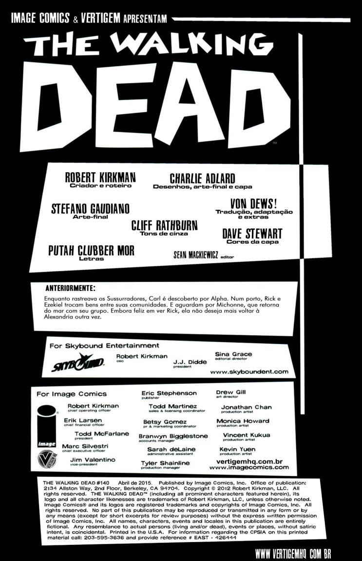 Read The Walking Dead Comic (PT) Manga Online