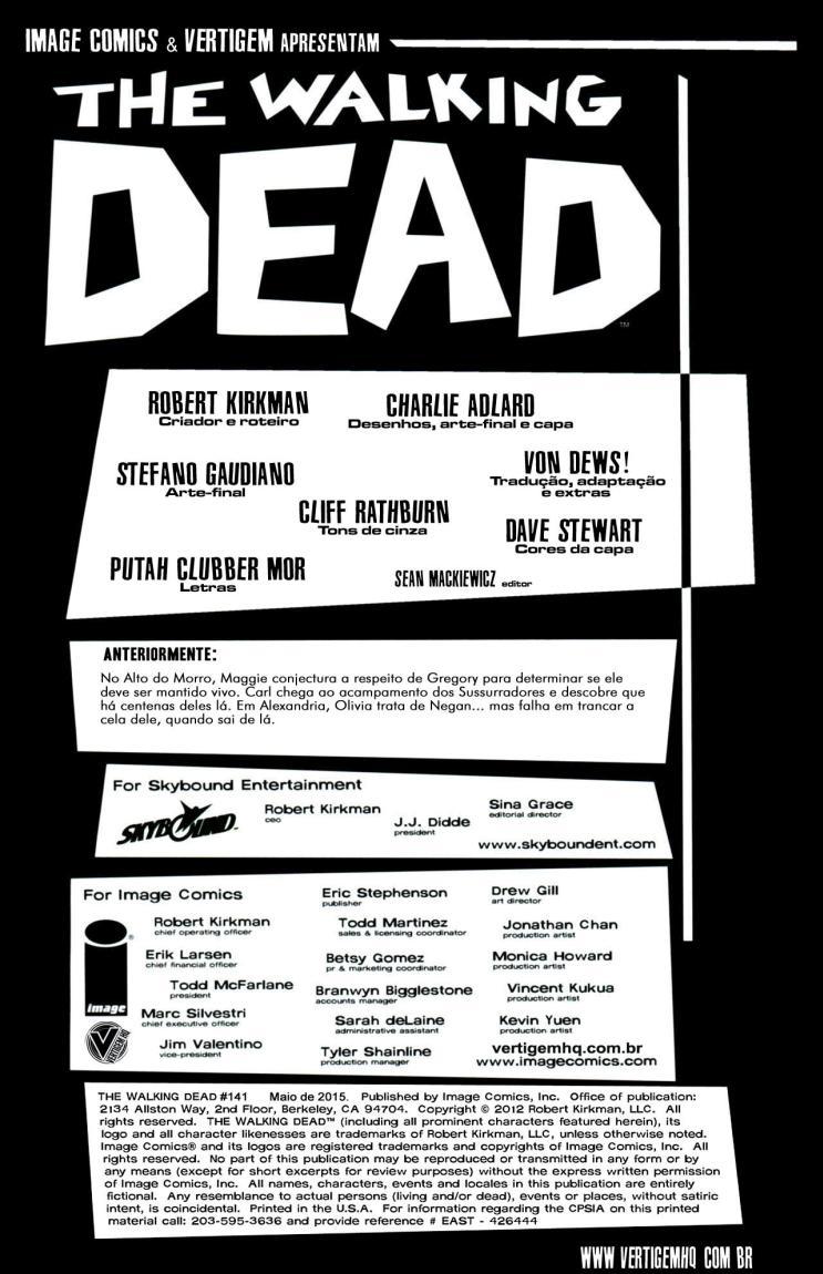 Read The Walking Dead Comic (PT) Manga Online