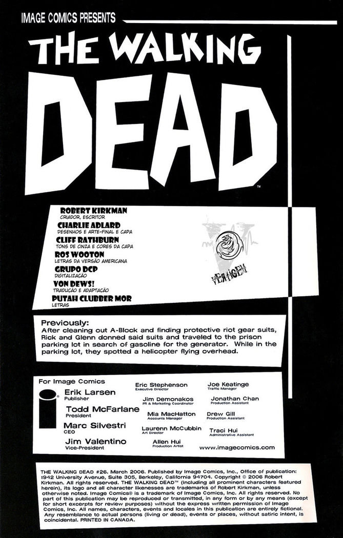 Read The Walking Dead Comic (PT) Manga Online