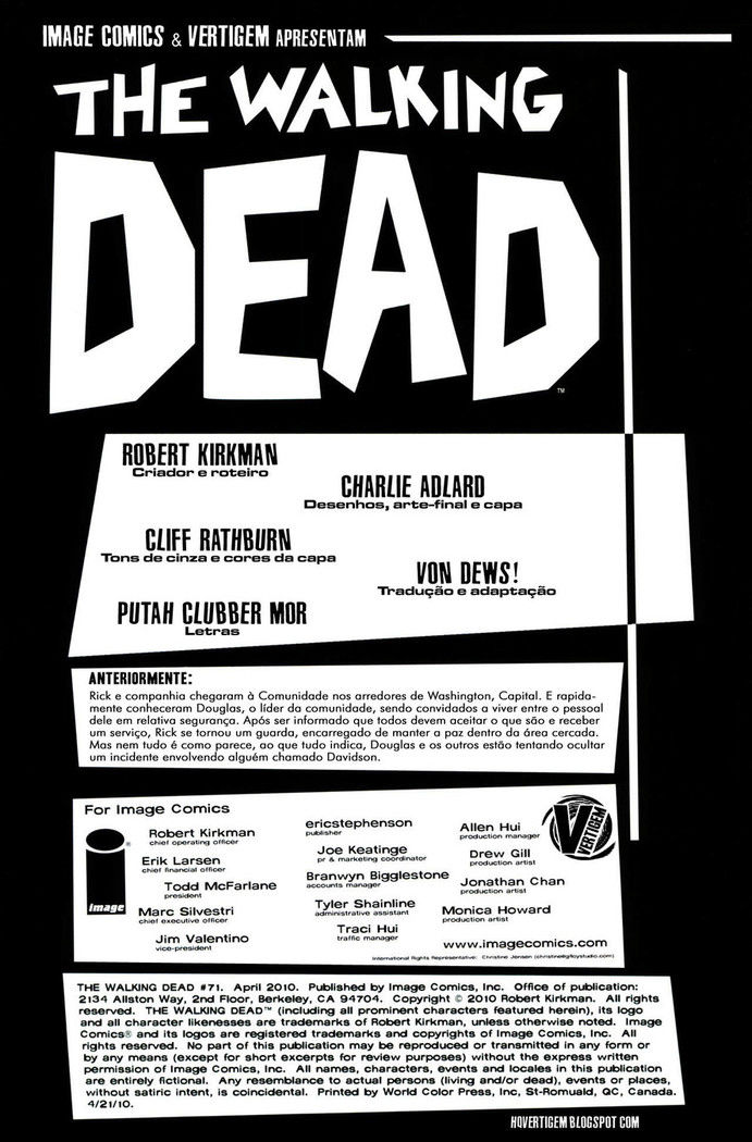 Read The Walking Dead Comic (PT) Manga Online