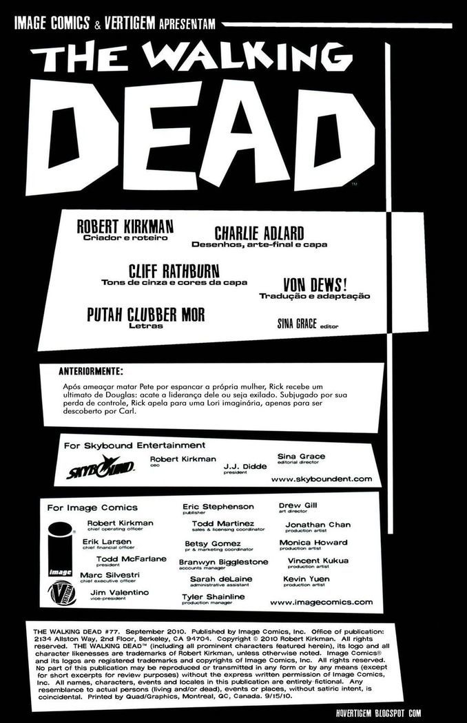 Read The Walking Dead Comic (PT) Manga Online