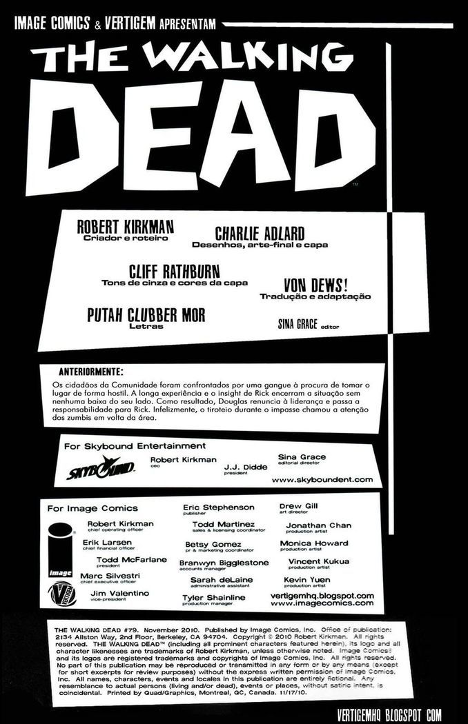 Read The Walking Dead Comic (PT) Manga Online