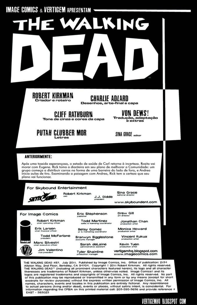 Read The Walking Dead Comic (PT) Manga Online